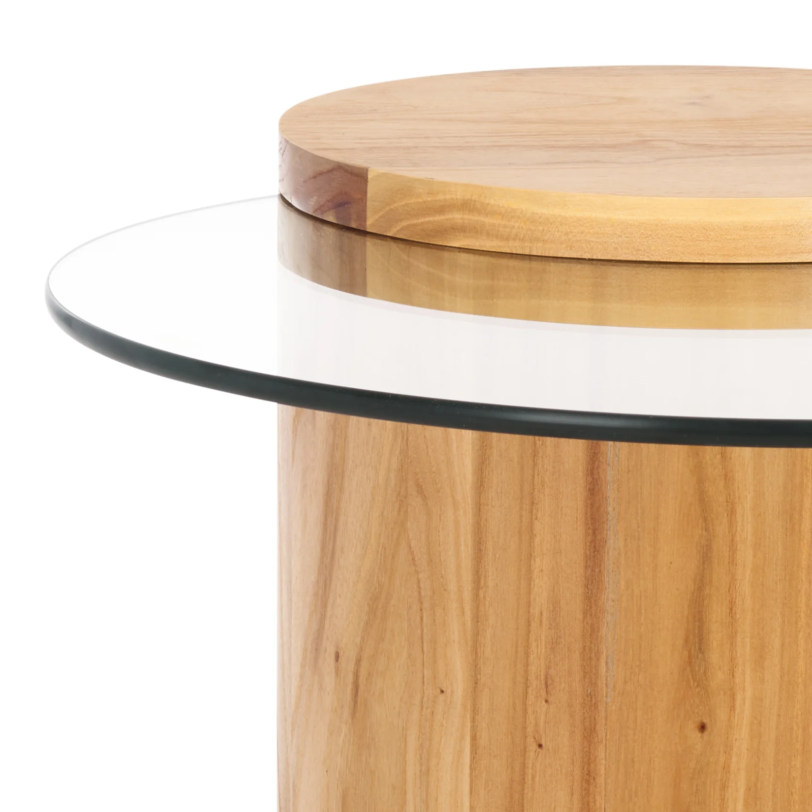Tasharose Wood And Glass Accent Table - Image 5