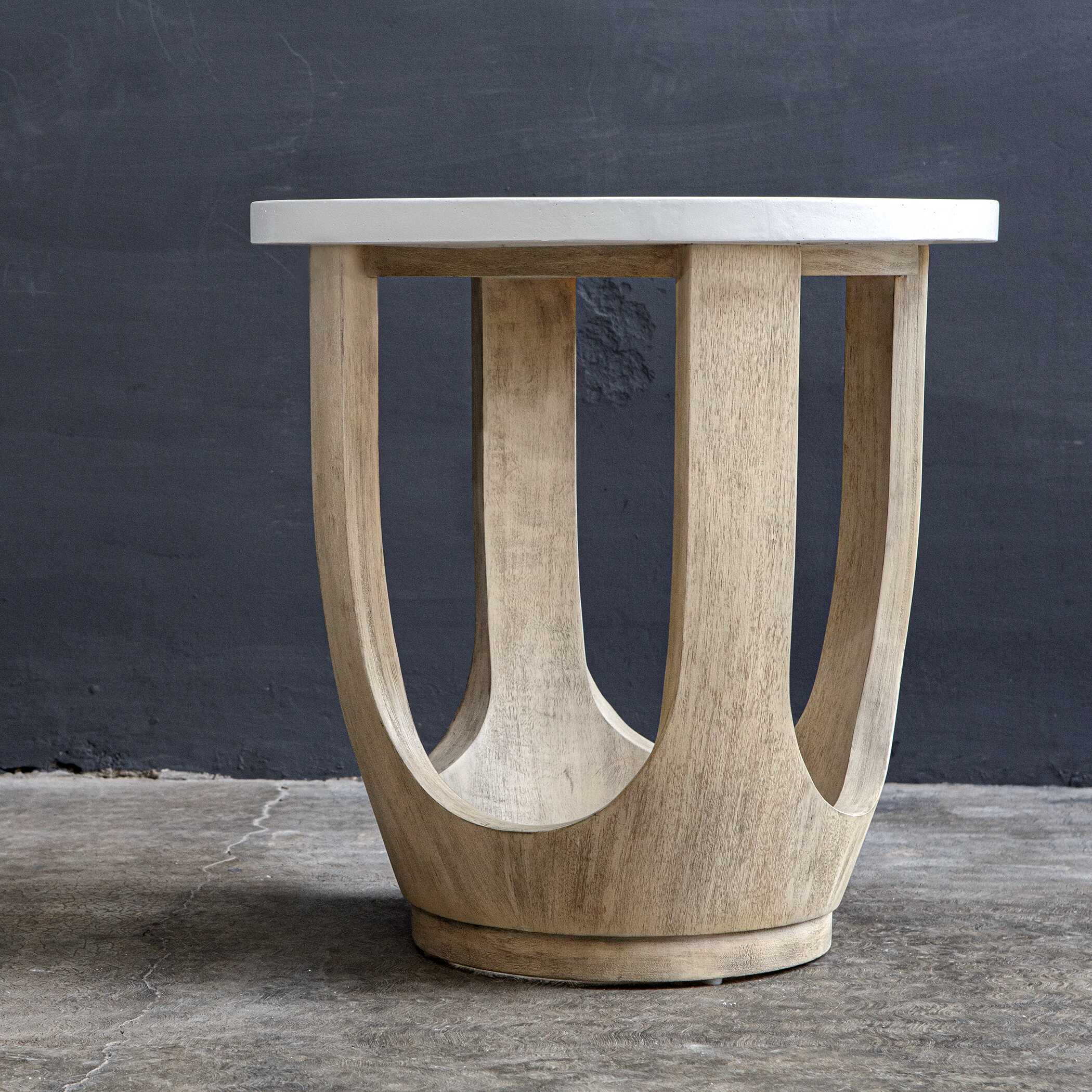 Tatli Stone Top Side Table - Image 3