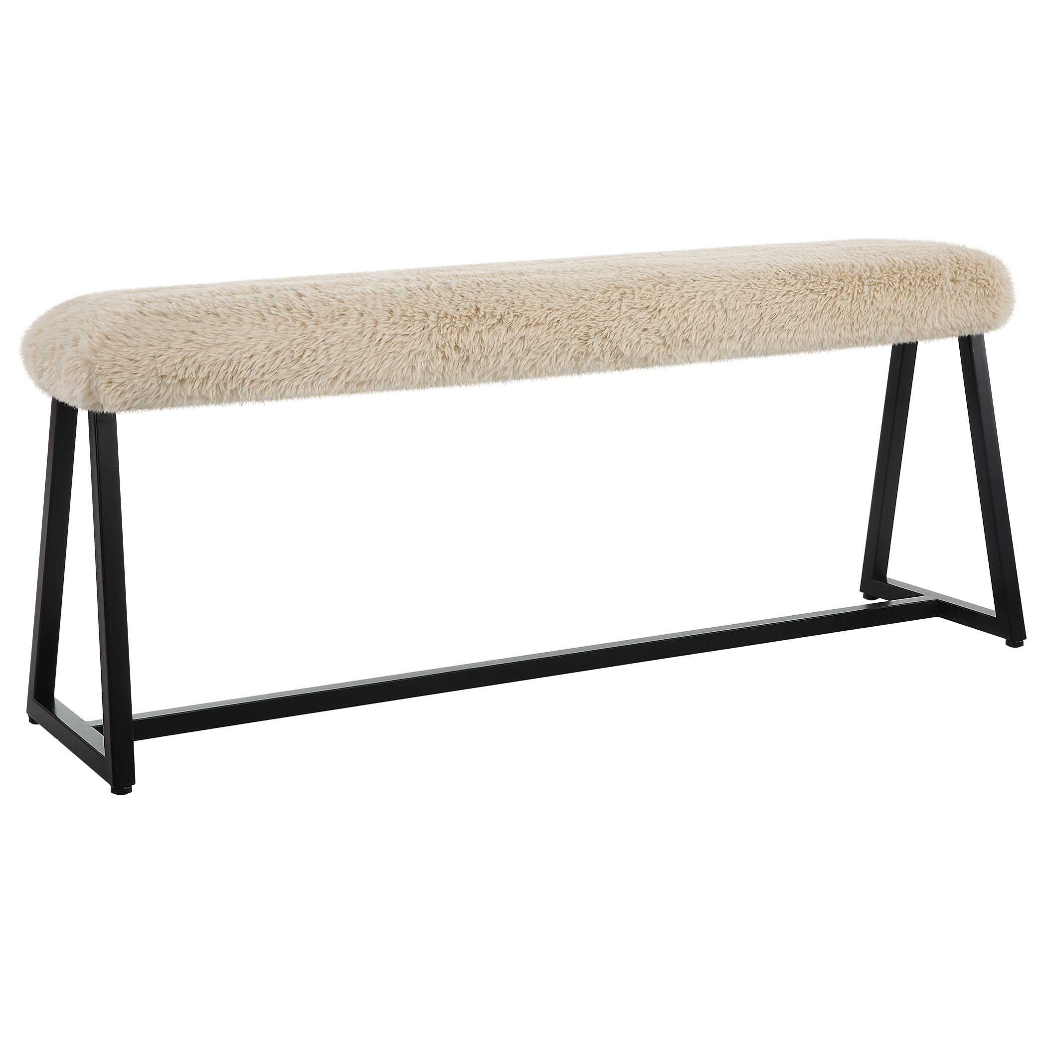Taupo Sheepskin Bench - Image 4