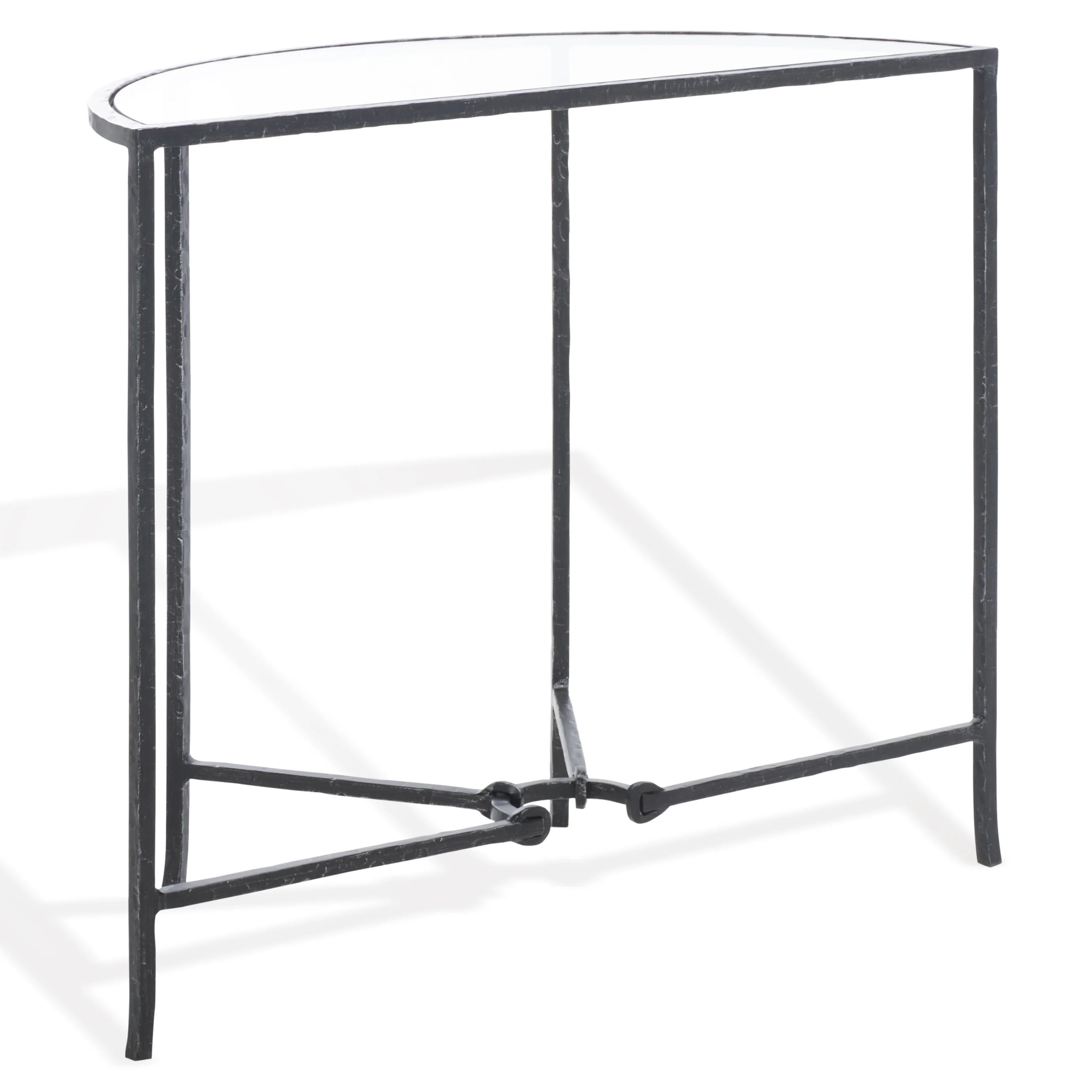 Tauri Forged Metal Half Moon Console Table - Image 17