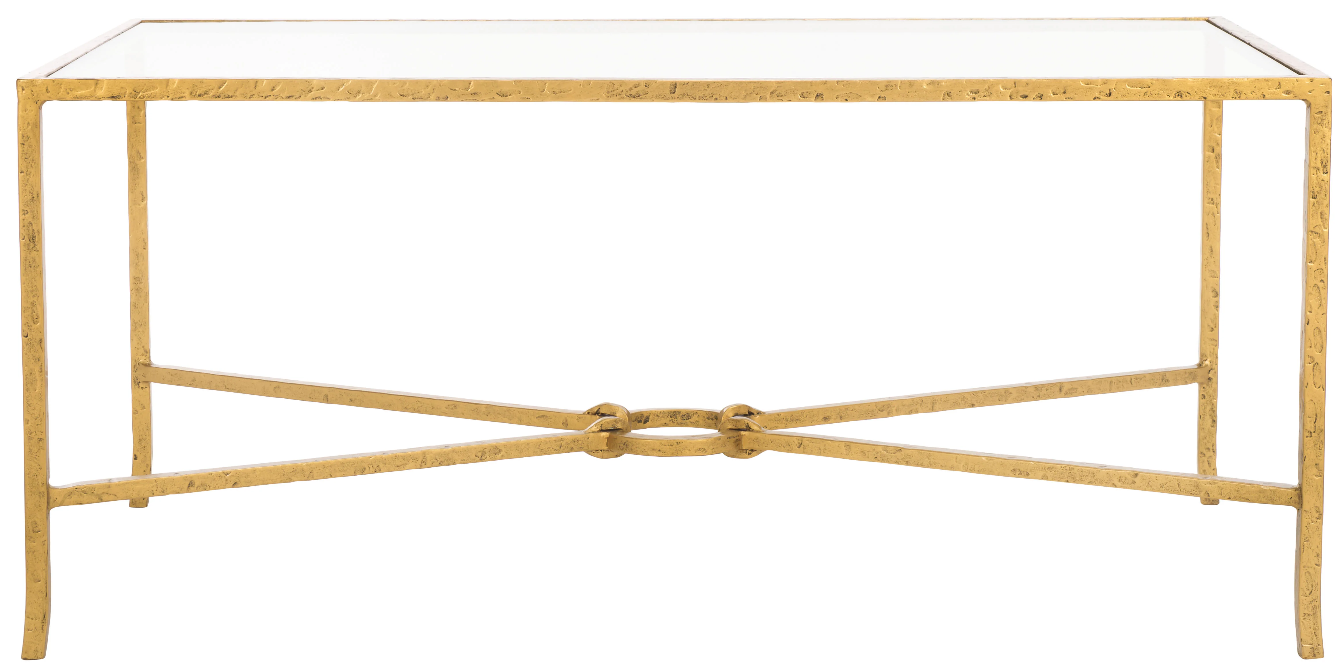 Tauri Forged Metal Rectangle Coffee Table