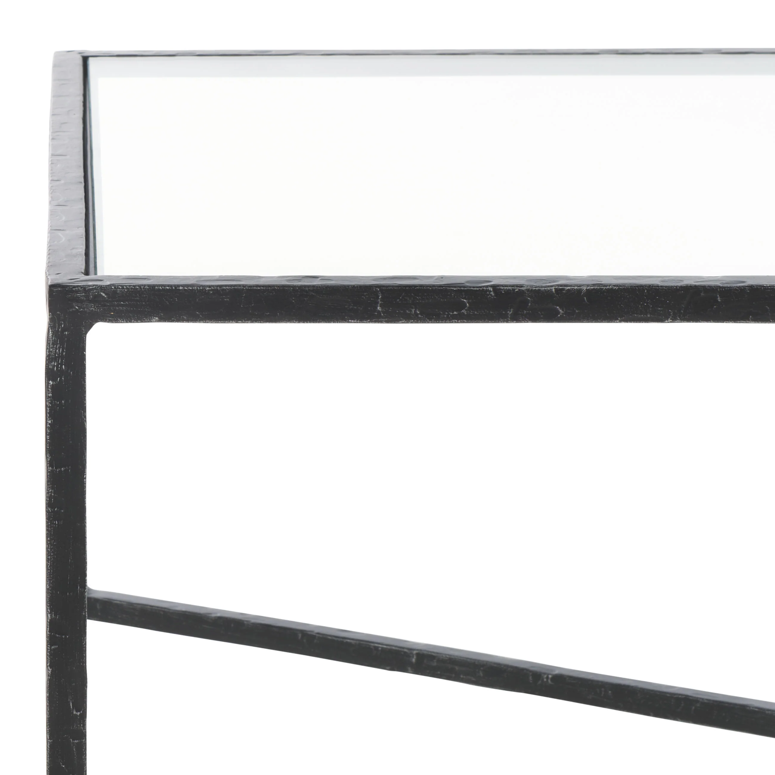 Tauri Forged Metal Rectangle Coffee Table - Image 12