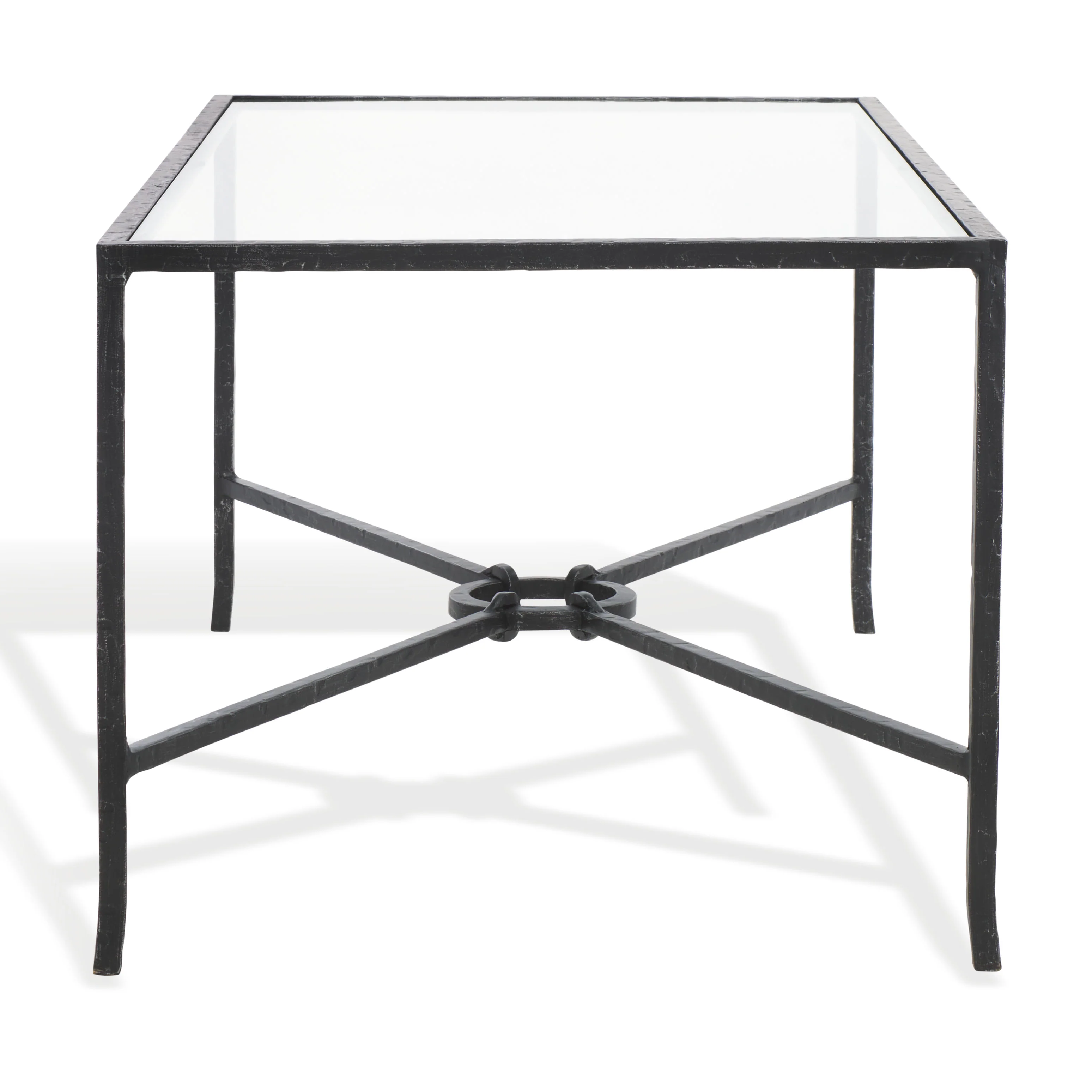 Tauri Forged Metal Rectangle Coffee Table - Image 15
