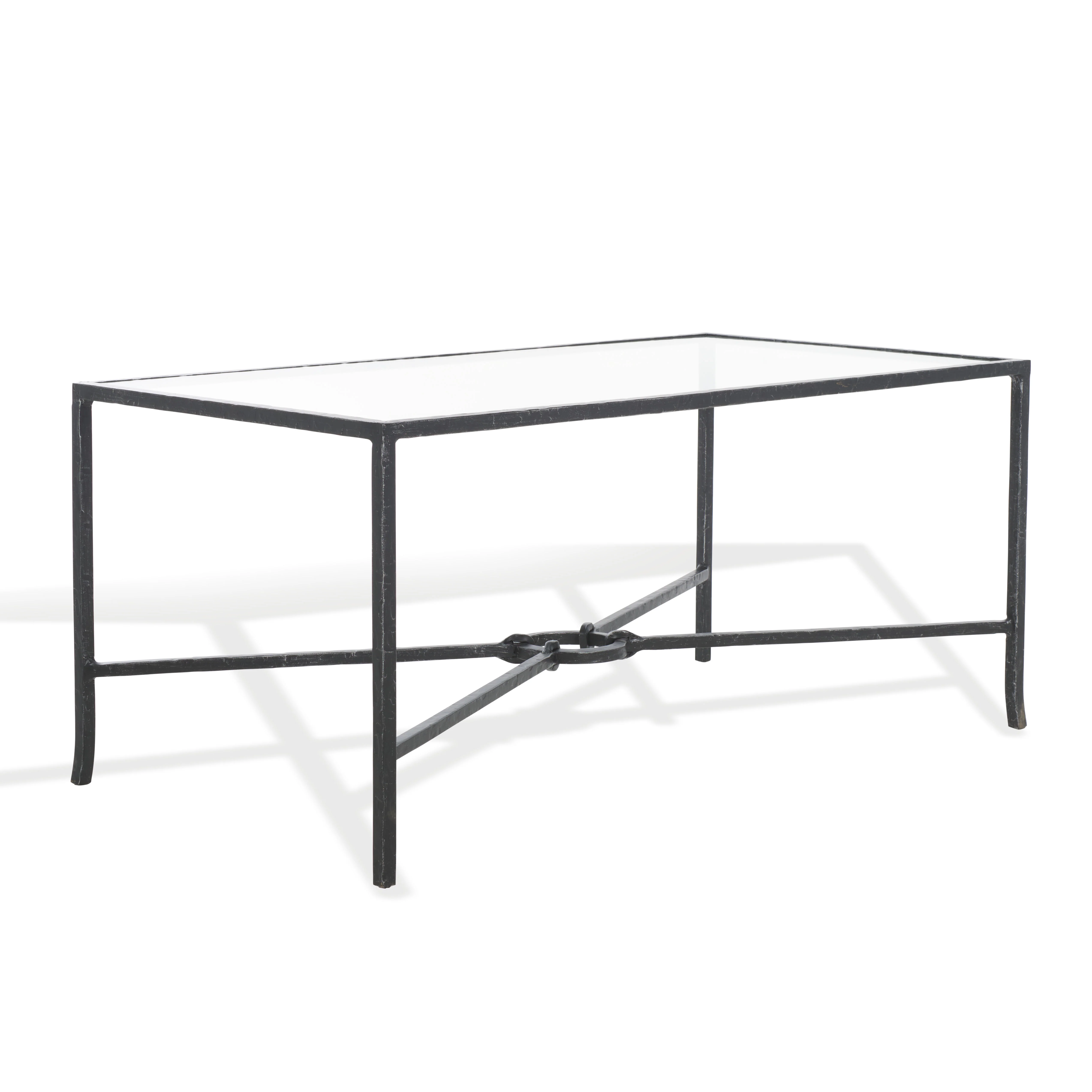 Tauri Forged Metal Rectangle Coffee Table - Image 20