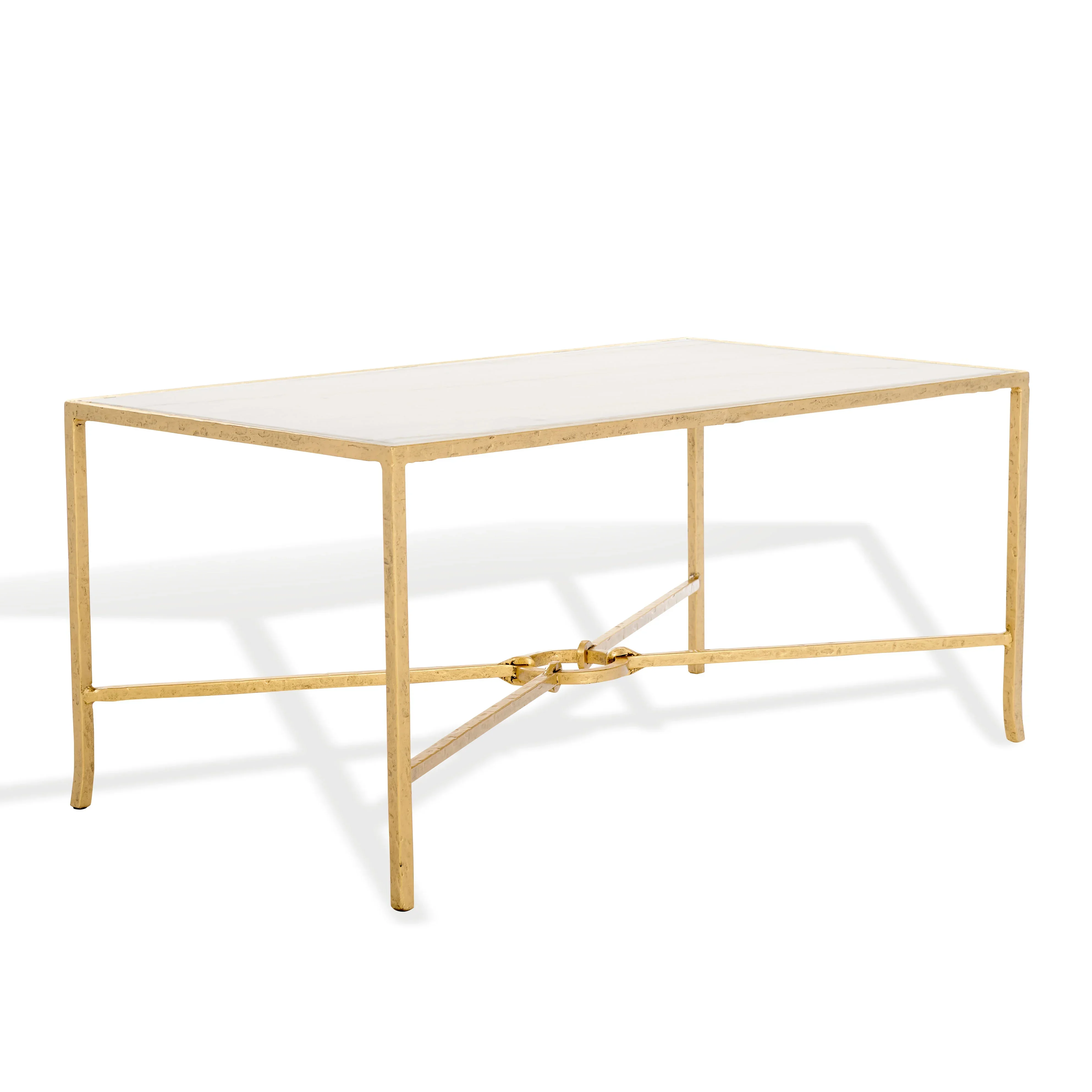 Tauri Forged Metal Rectangle Coffee Table - Image 24