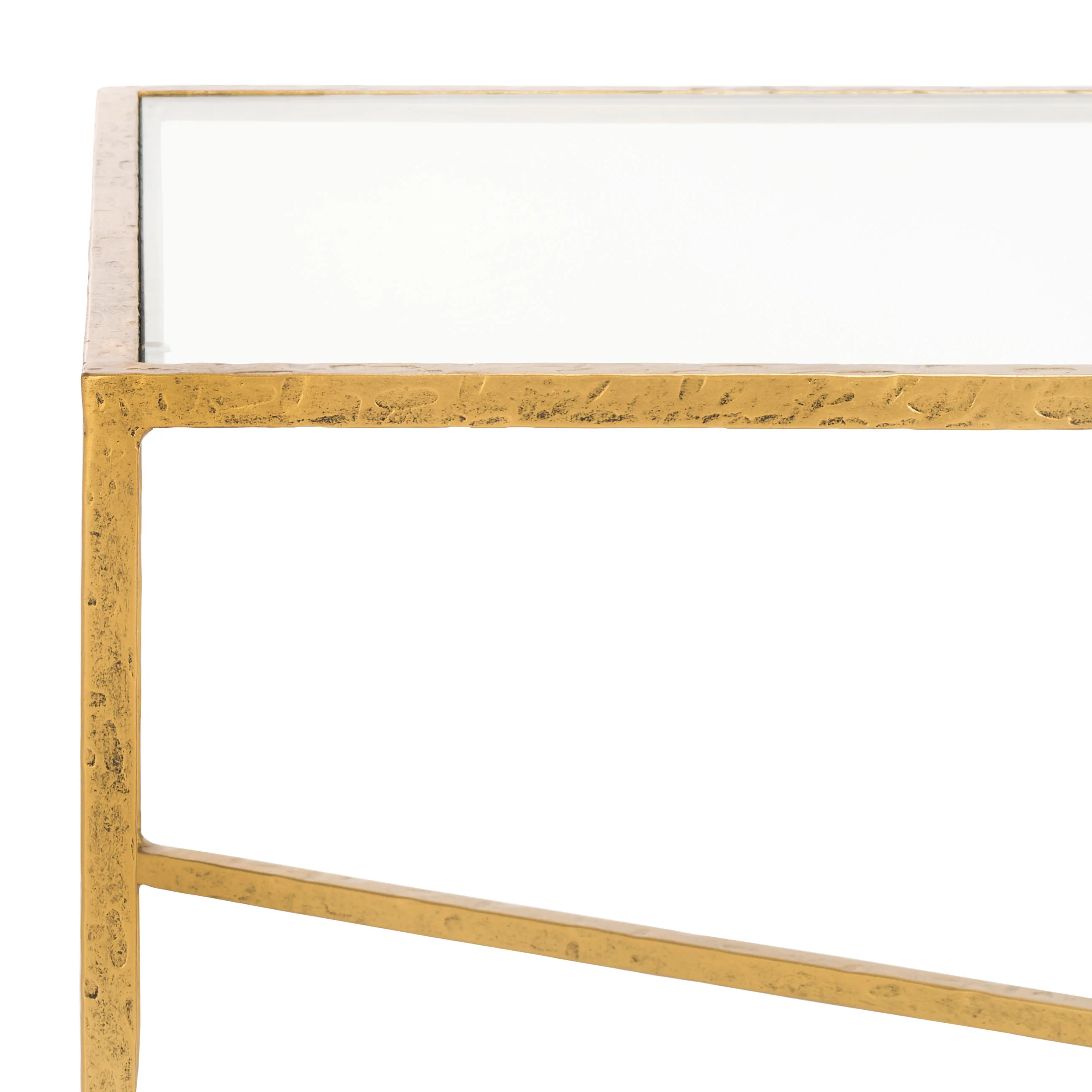 Tauri Forged Metal Rectangle Coffee Table - Image 4