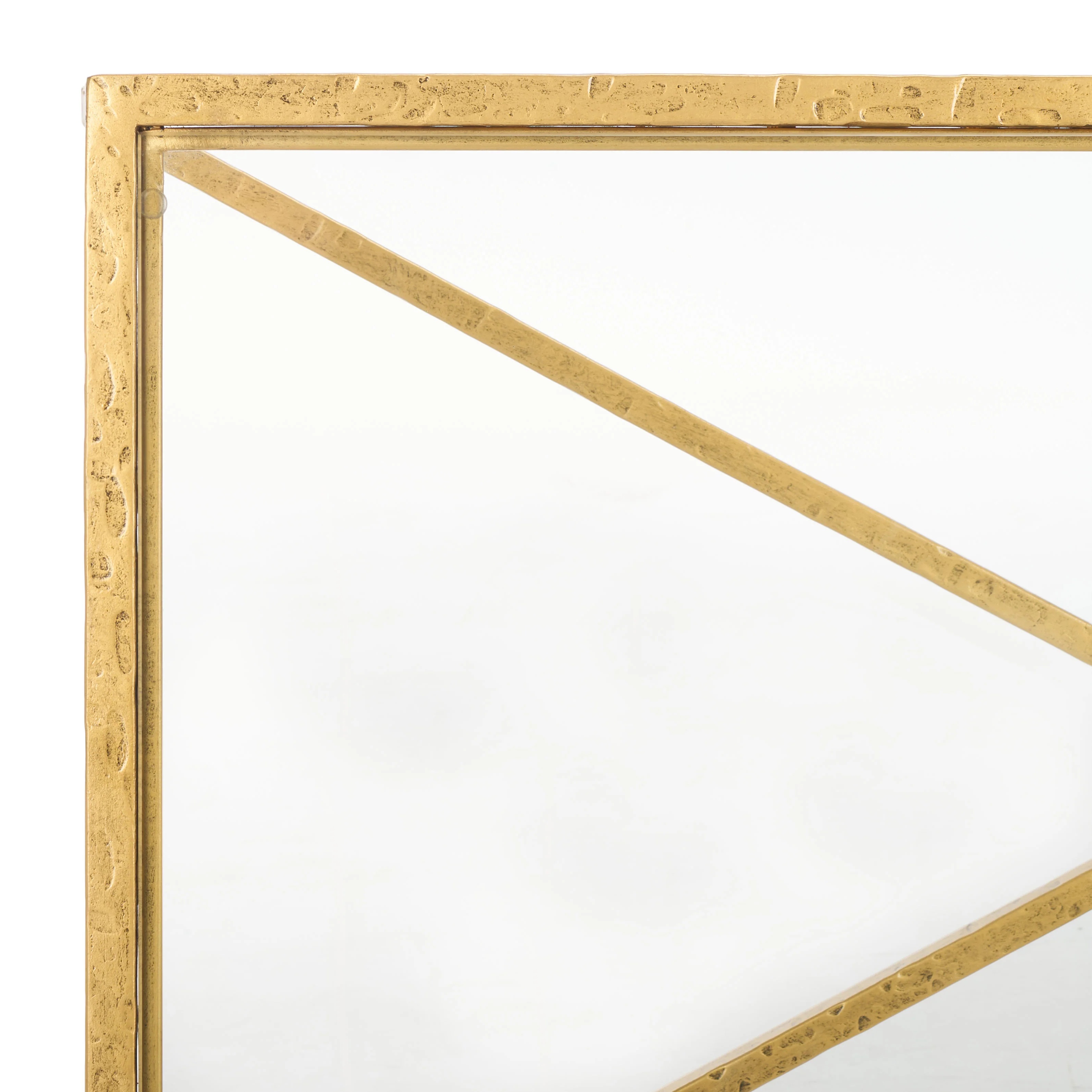 Tauri Forged Metal Rectangle Coffee Table - Image 5