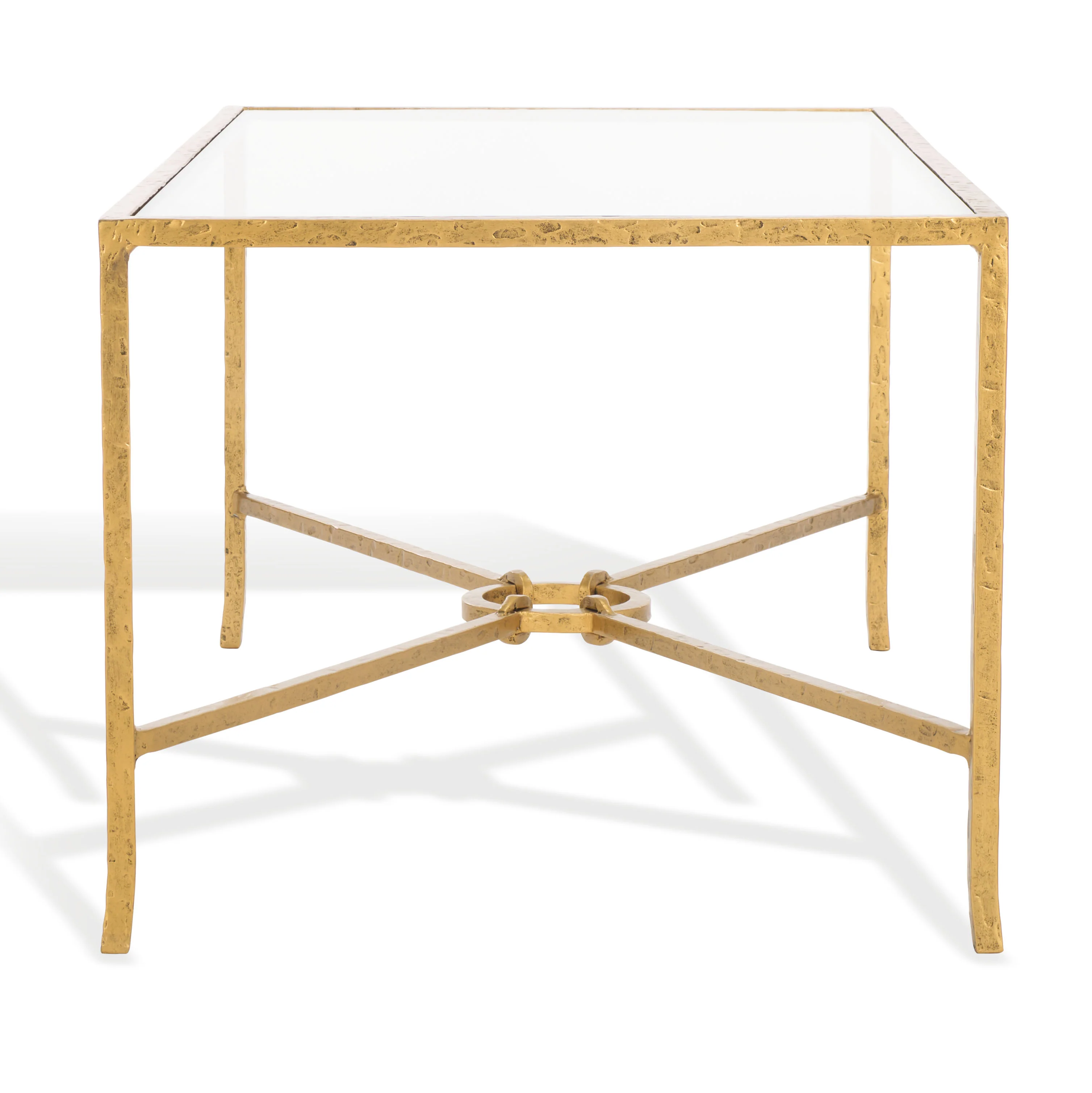 Tauri Forged Metal Rectangle Coffee Table - Image 7