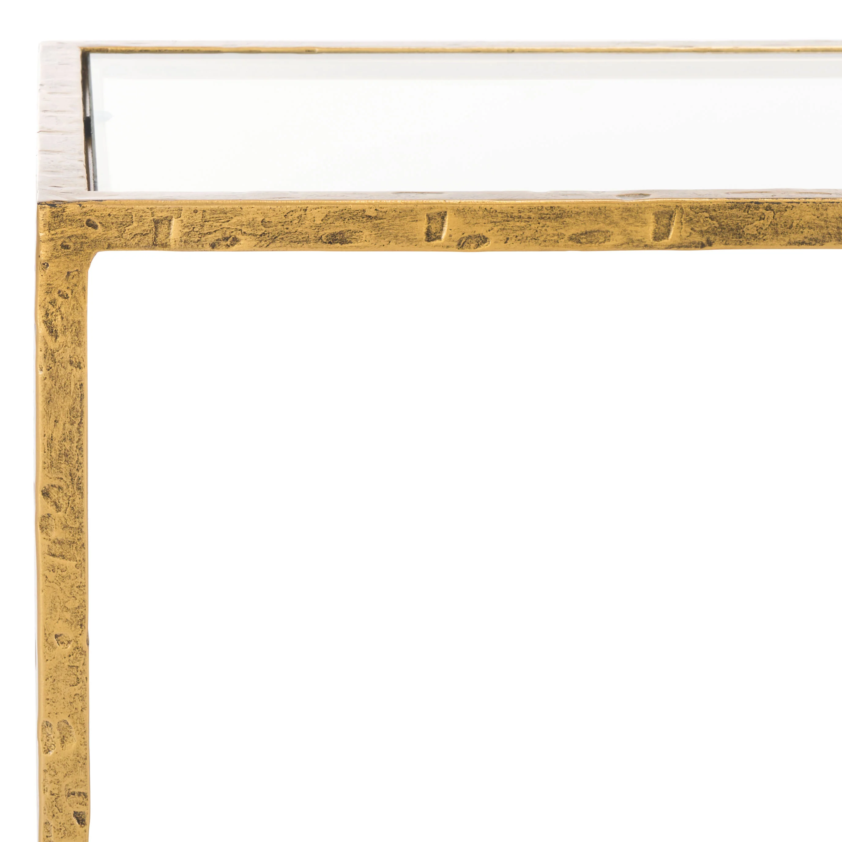 Tauri Forged Metal Rectangle Console Table - Image 4