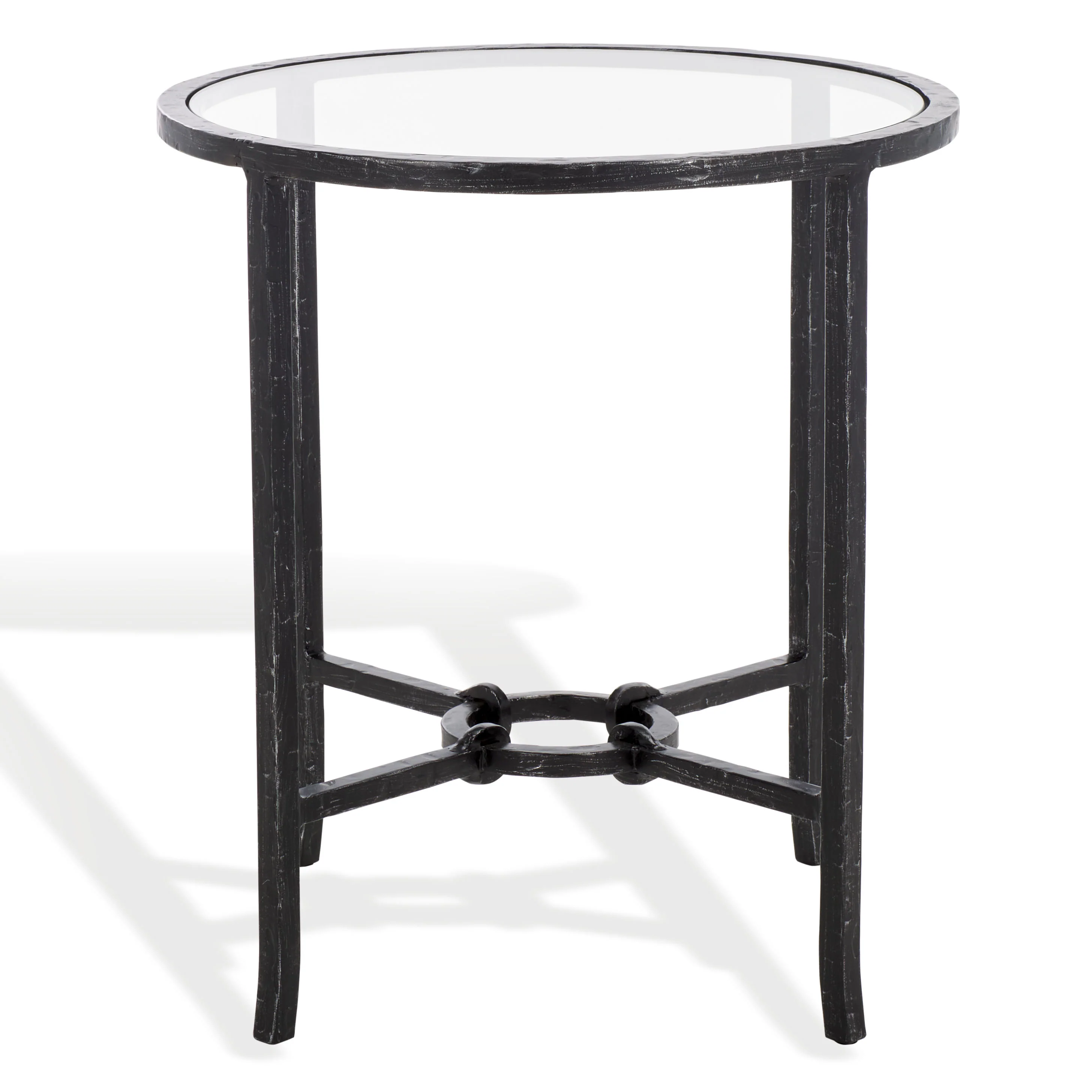 Tauri Forged Metal Round Accent Table - Image 10