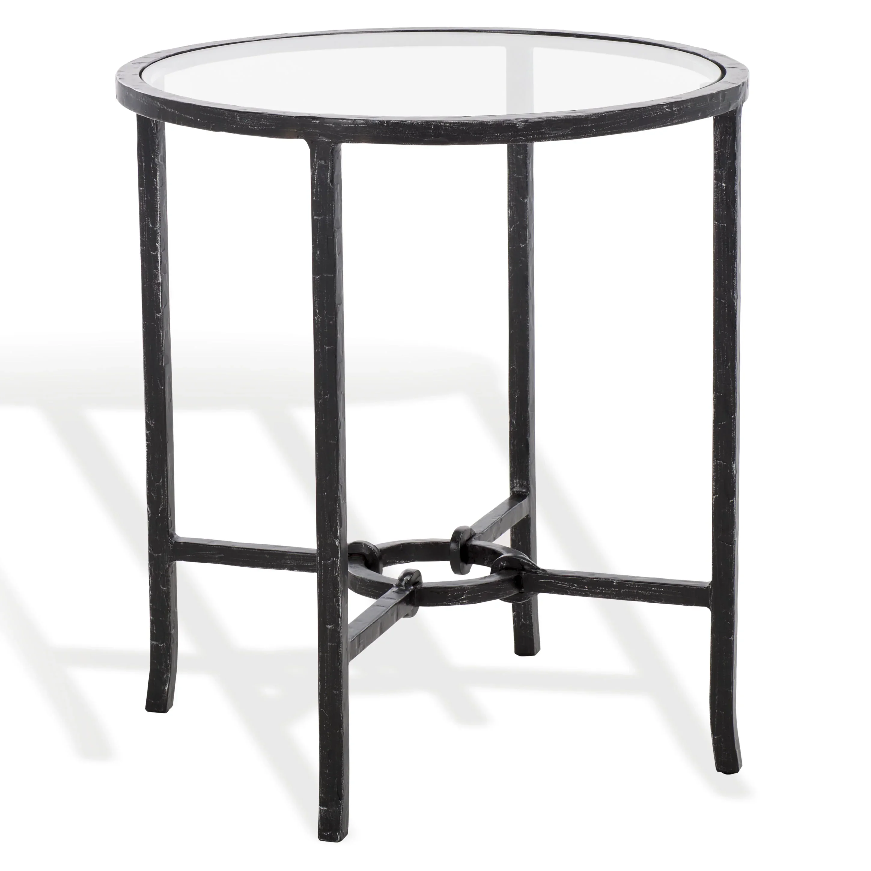 Tauri Forged Metal Round Accent Table - Image 12