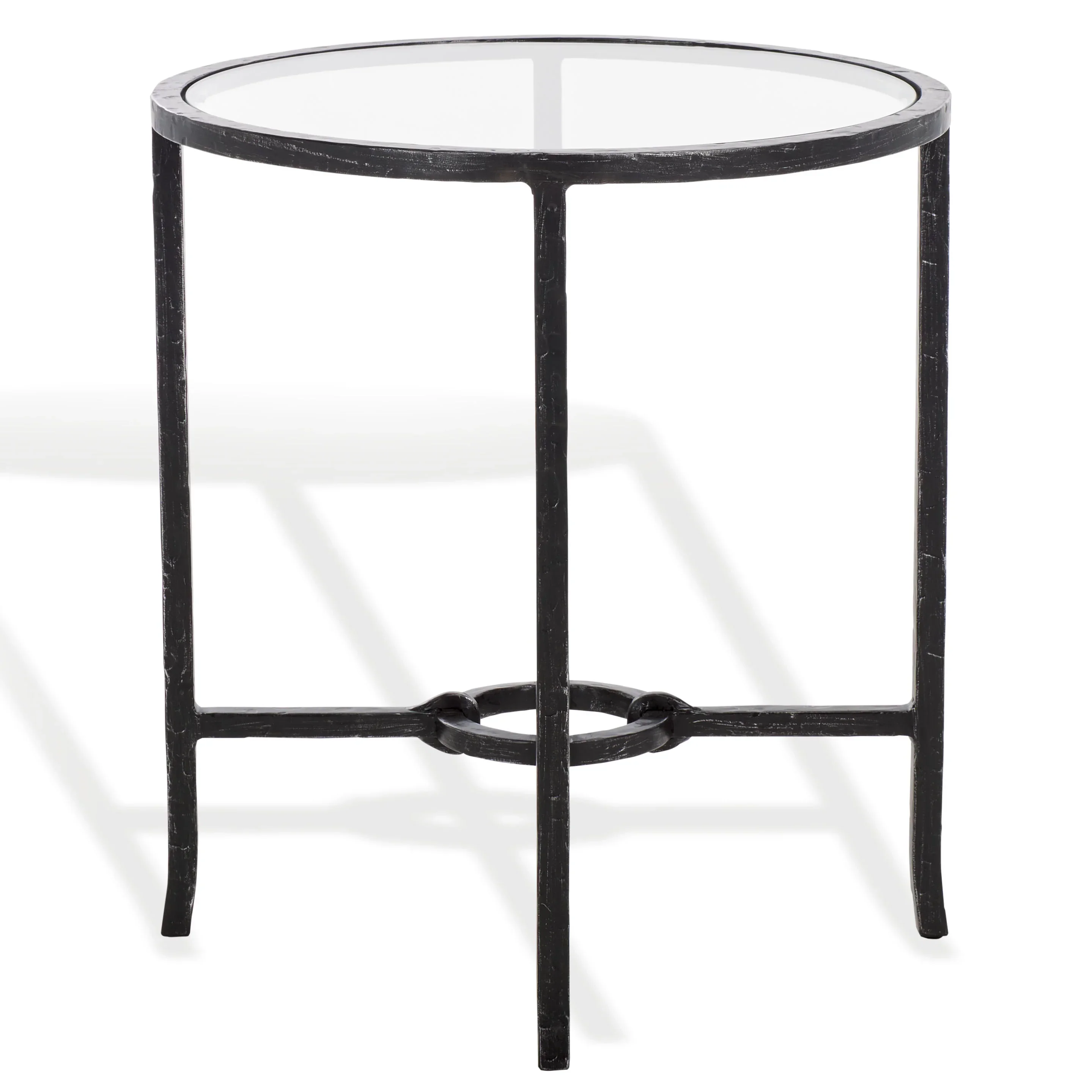 Tauri Forged Metal Round Accent Table - Image 16