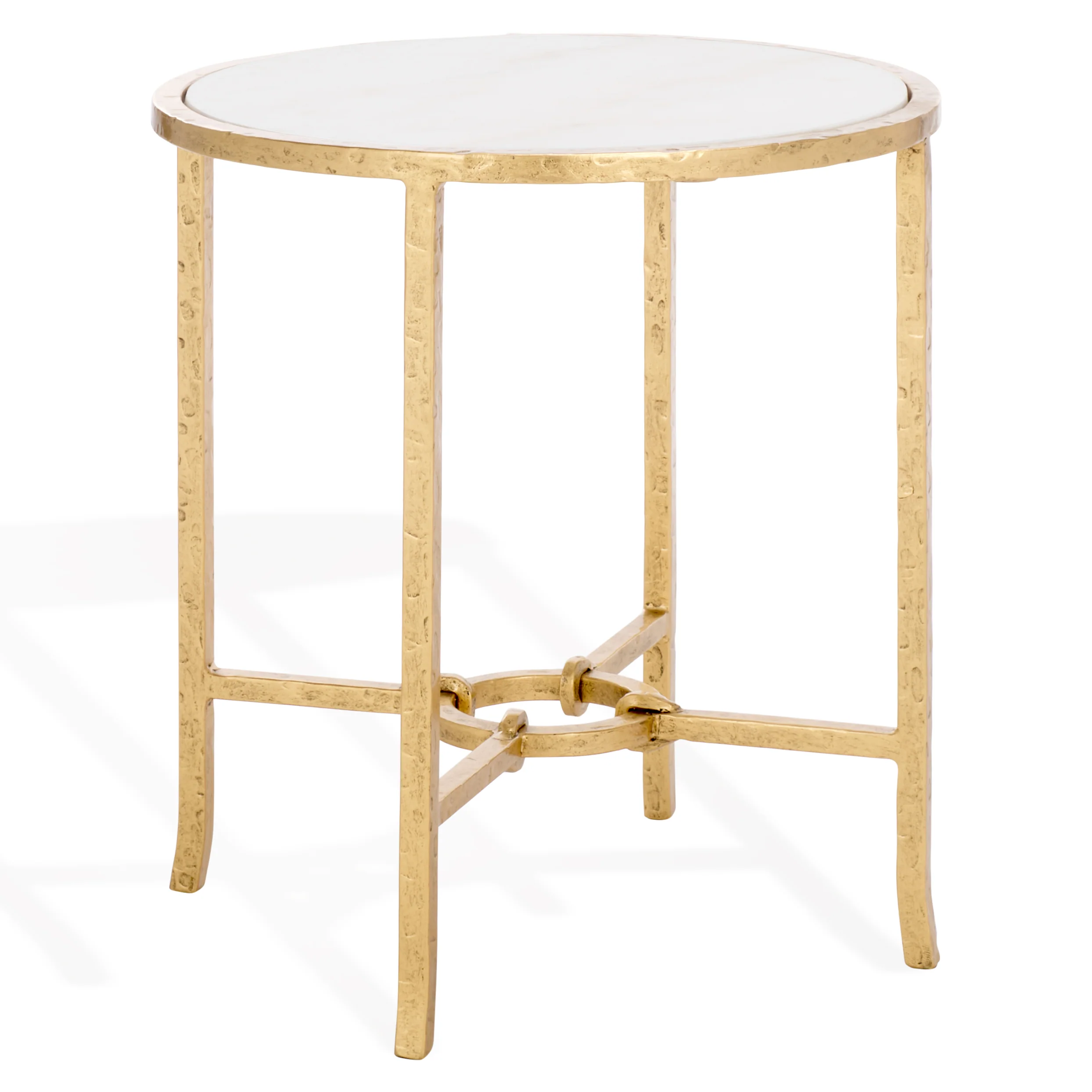 Tauri Forged Metal Round Accent Table - Image 19