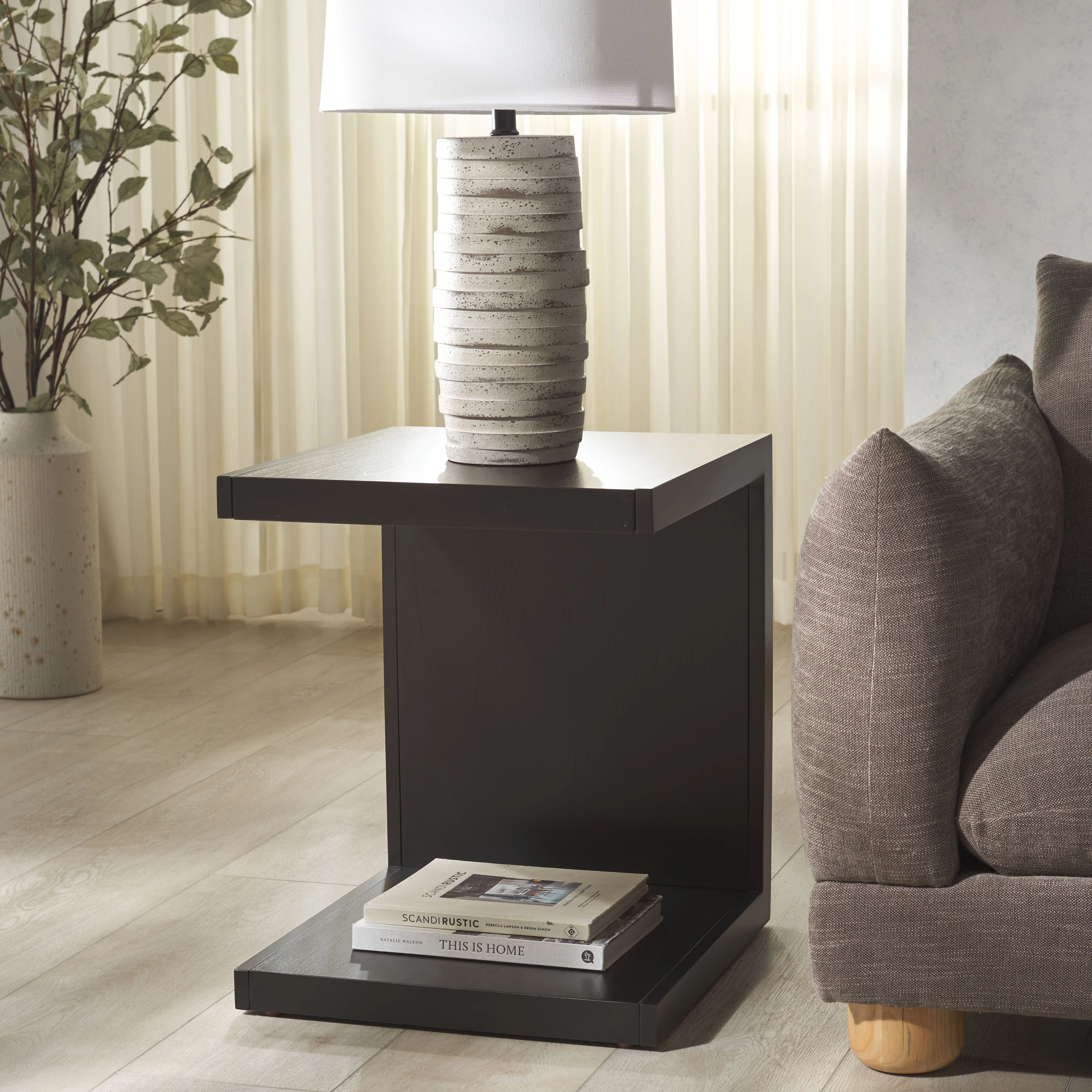 Tawney "C" Wood Accent Table - Image 2