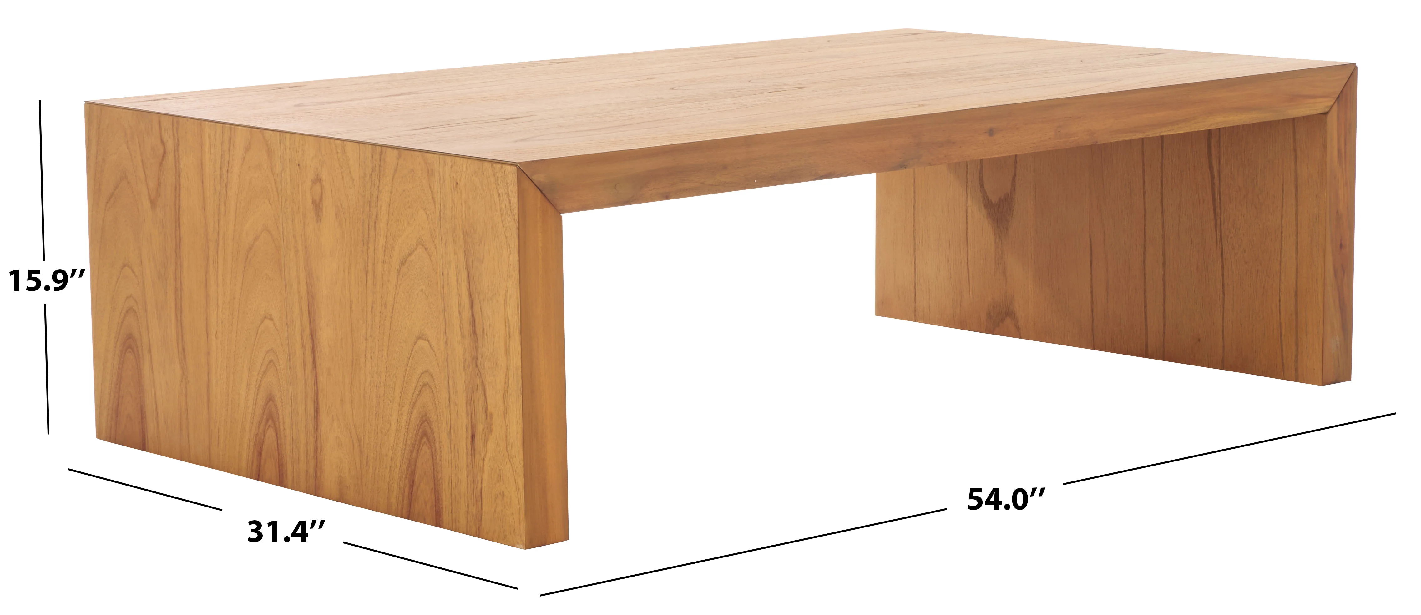 Tawney Rectangle Wood Coffee Table - Image 15