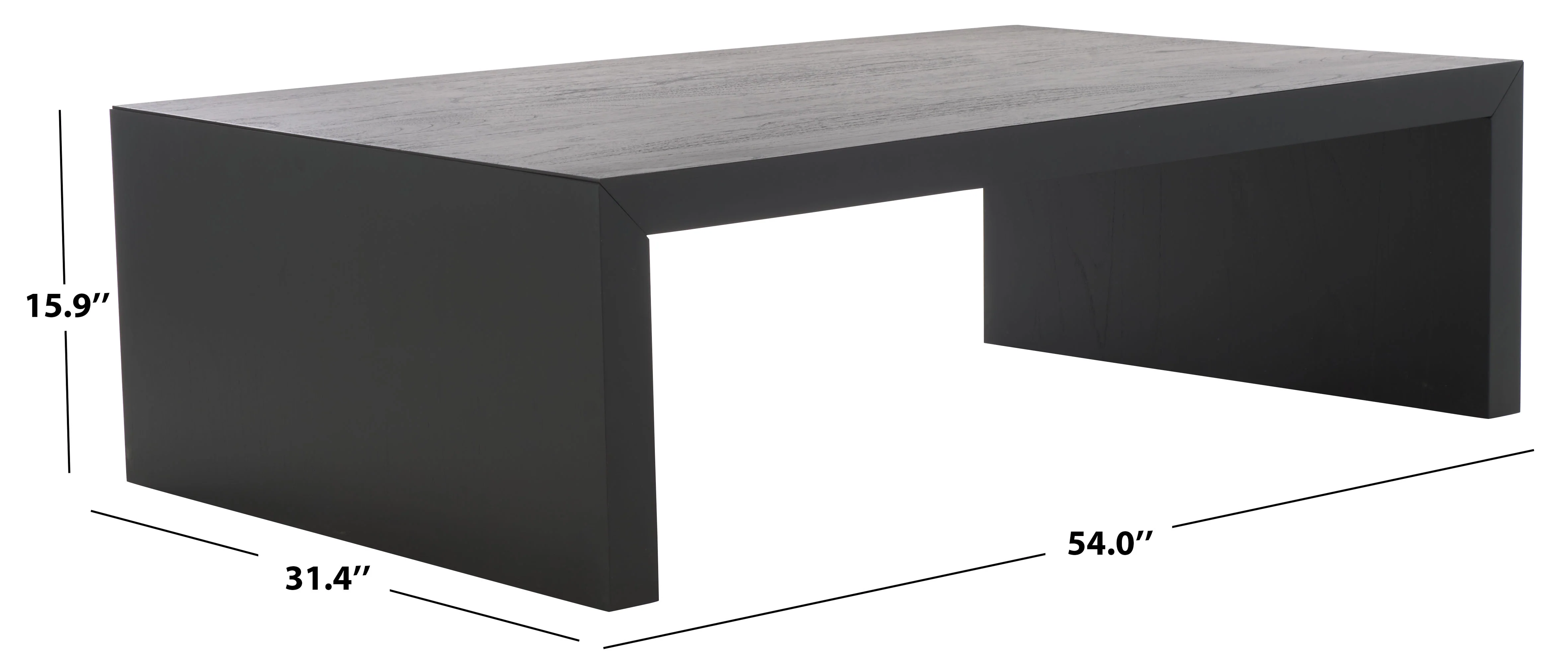 Tawney Rectangle Wood Coffee Table - Image 6
