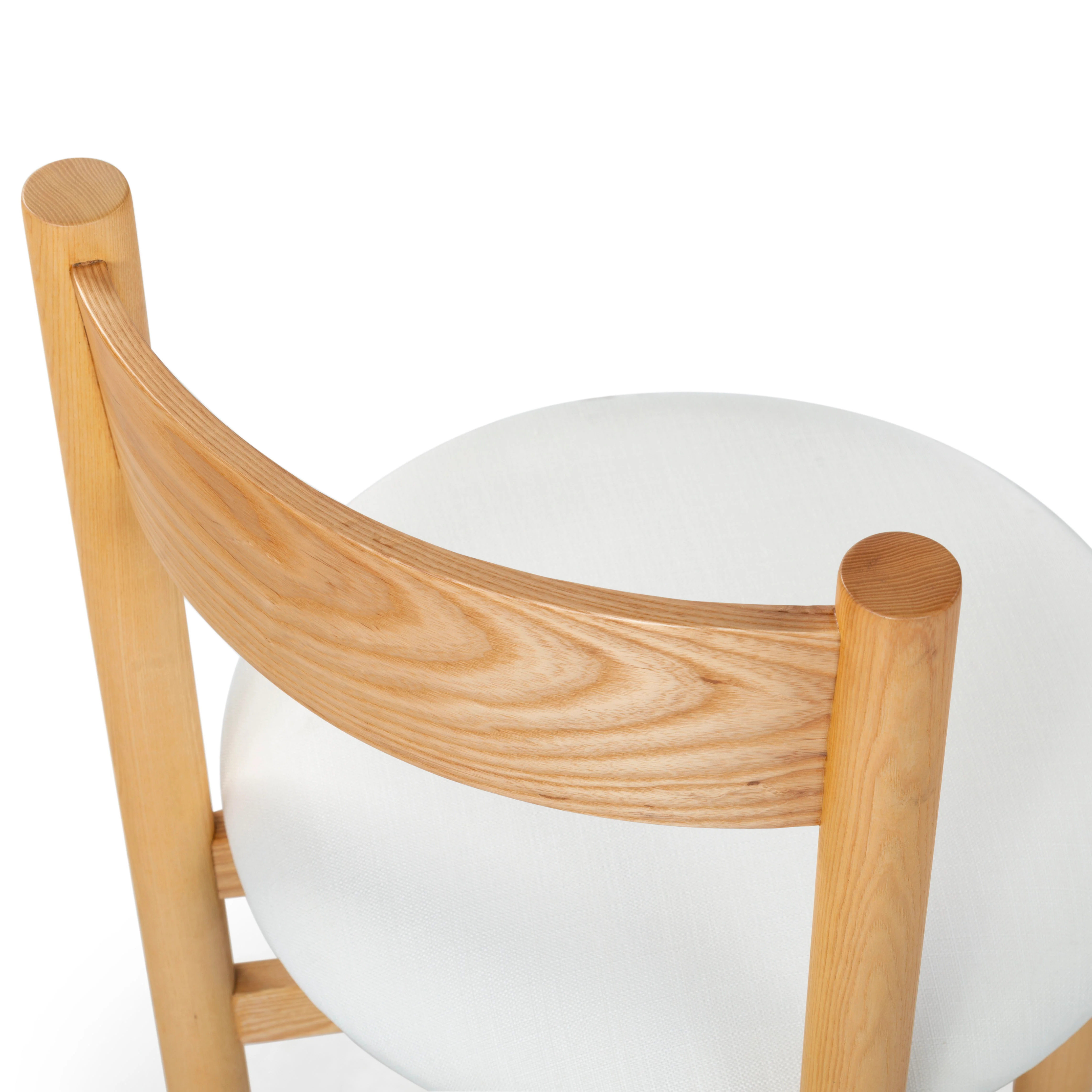 Tayla Linen Dining Chair - Image 7