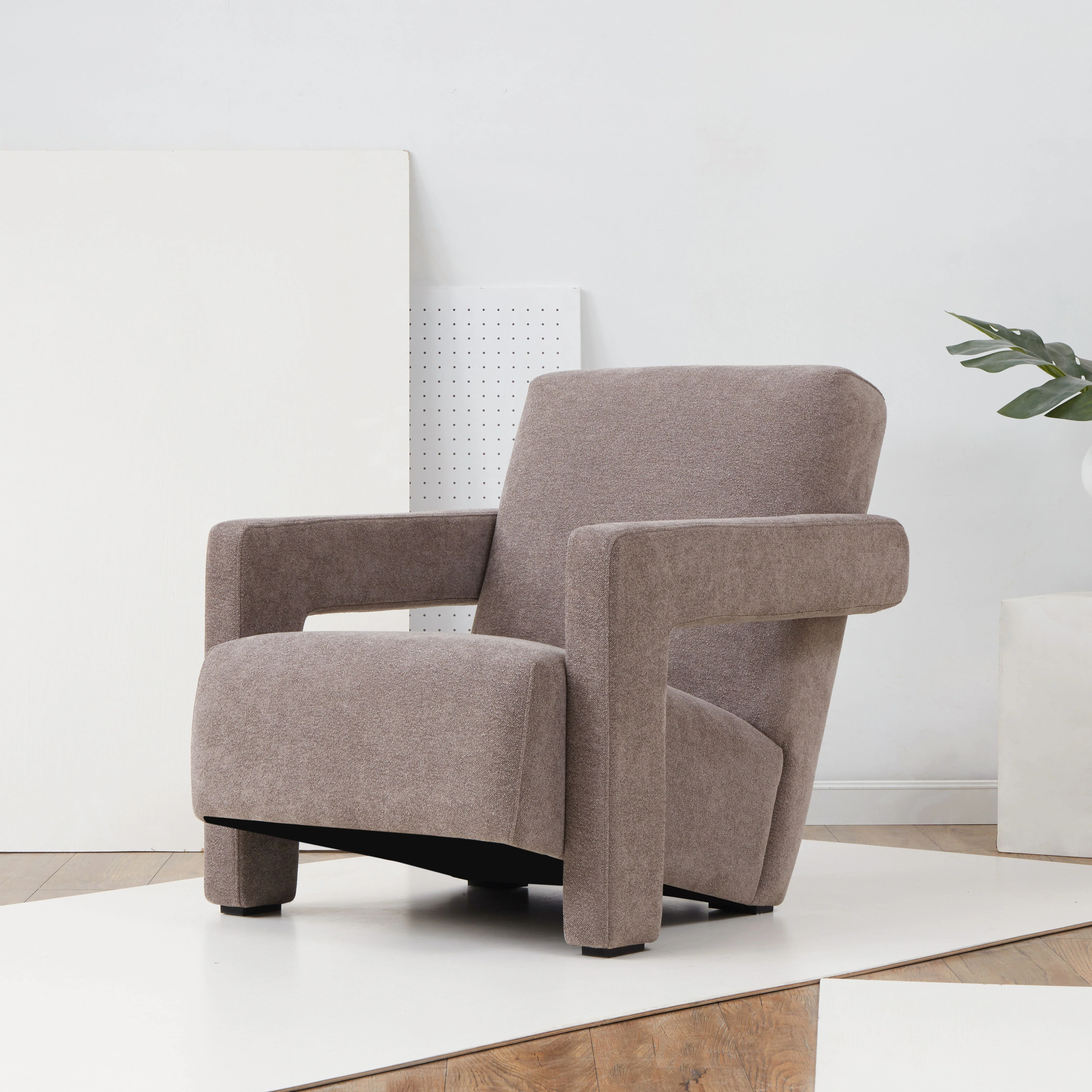 Taylor Modern Boucle Accent Chair - Image 2