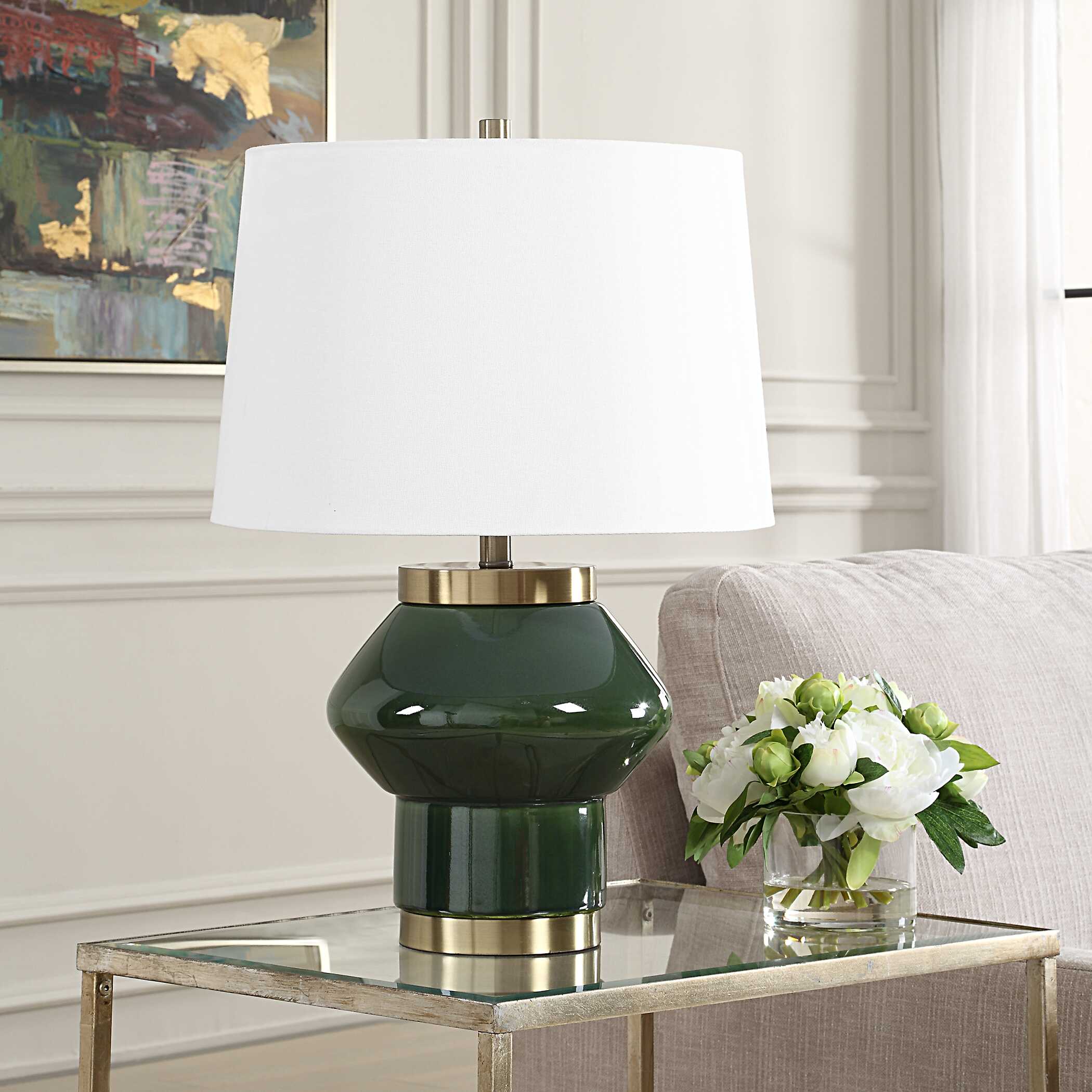 Tayson Jade Green Table Lamp - Image 3