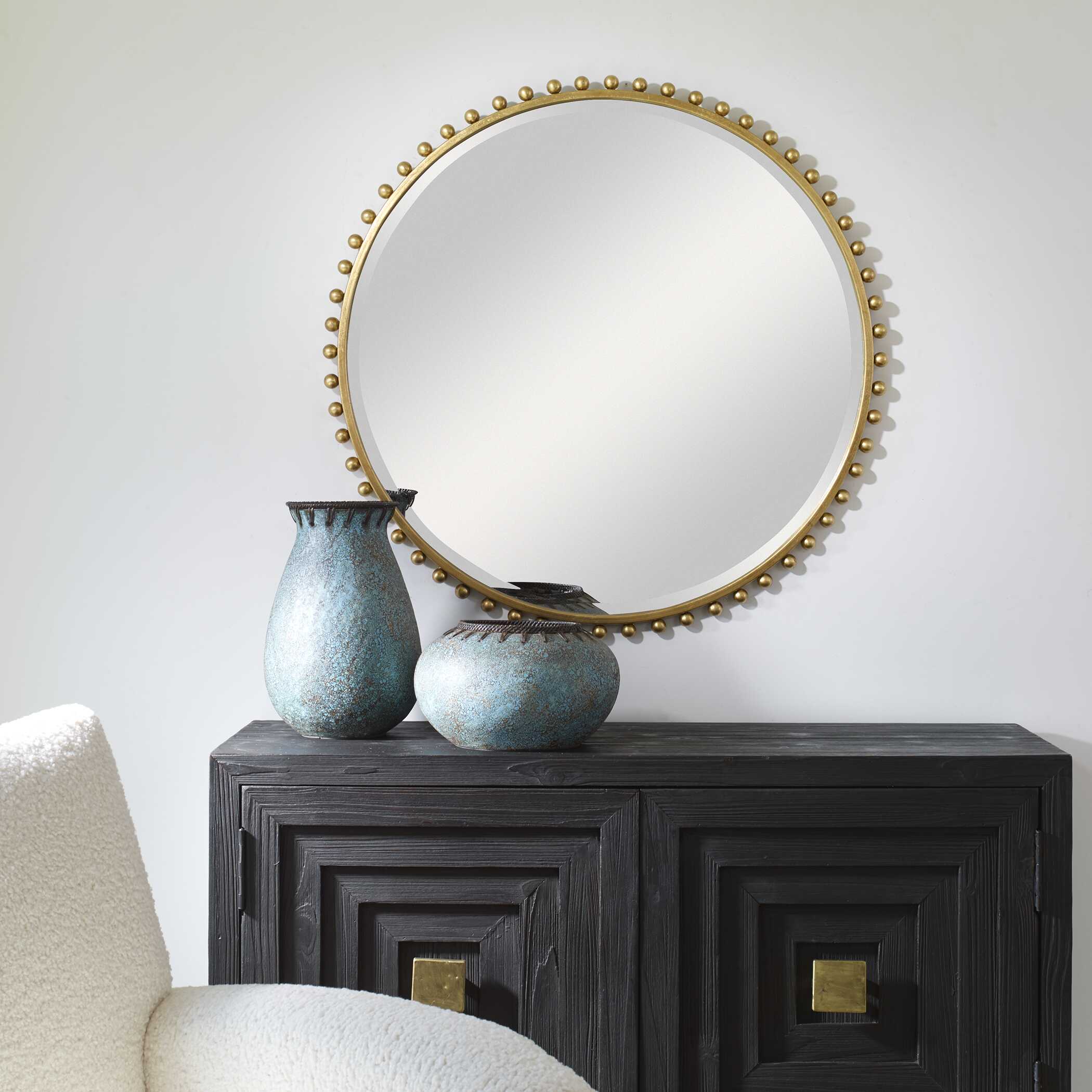 Taza Gold Round Mirror - Image 7