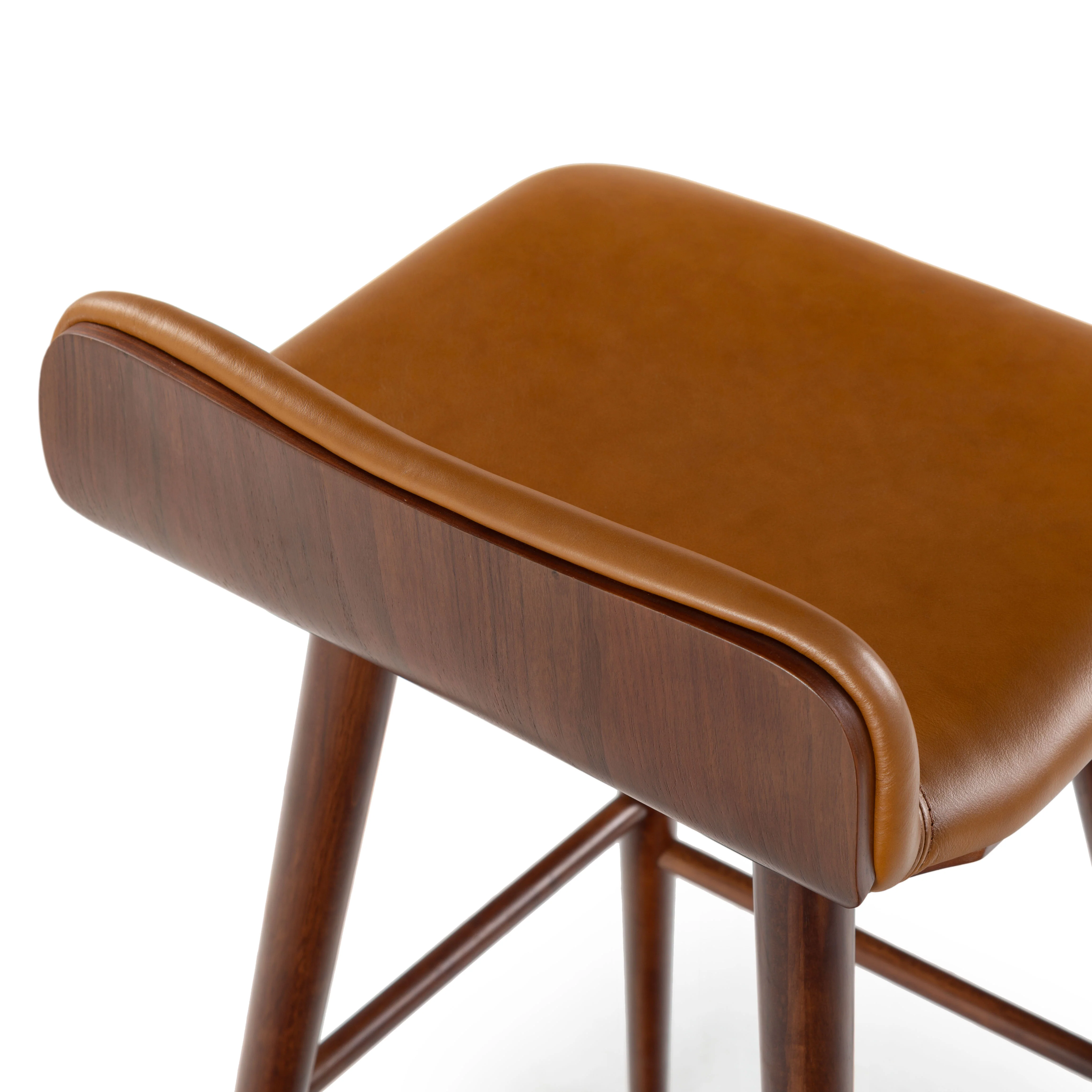 Tazmyn Leather Barstool - Image 16