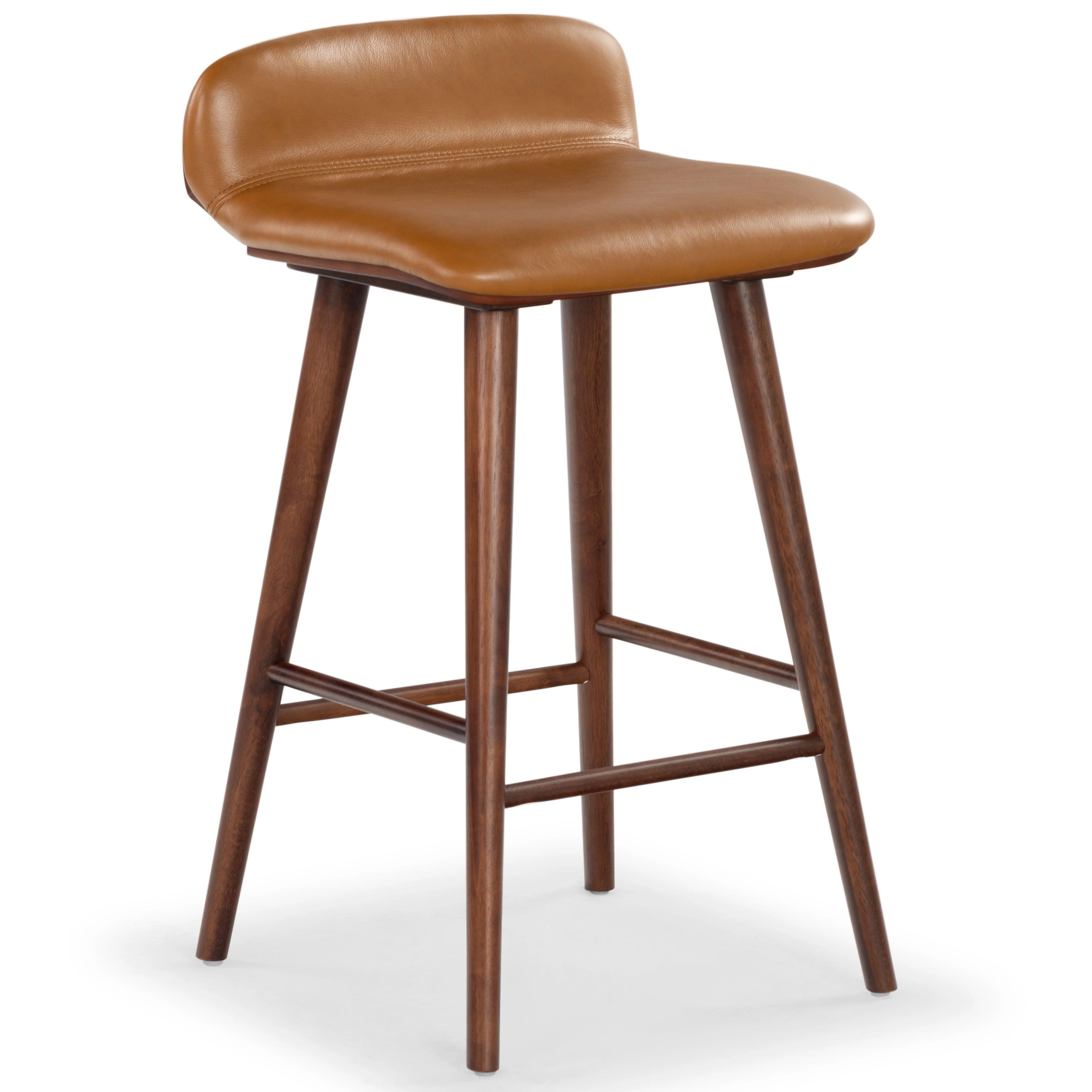 Tazmyn Leather Counter Stool - Image 16