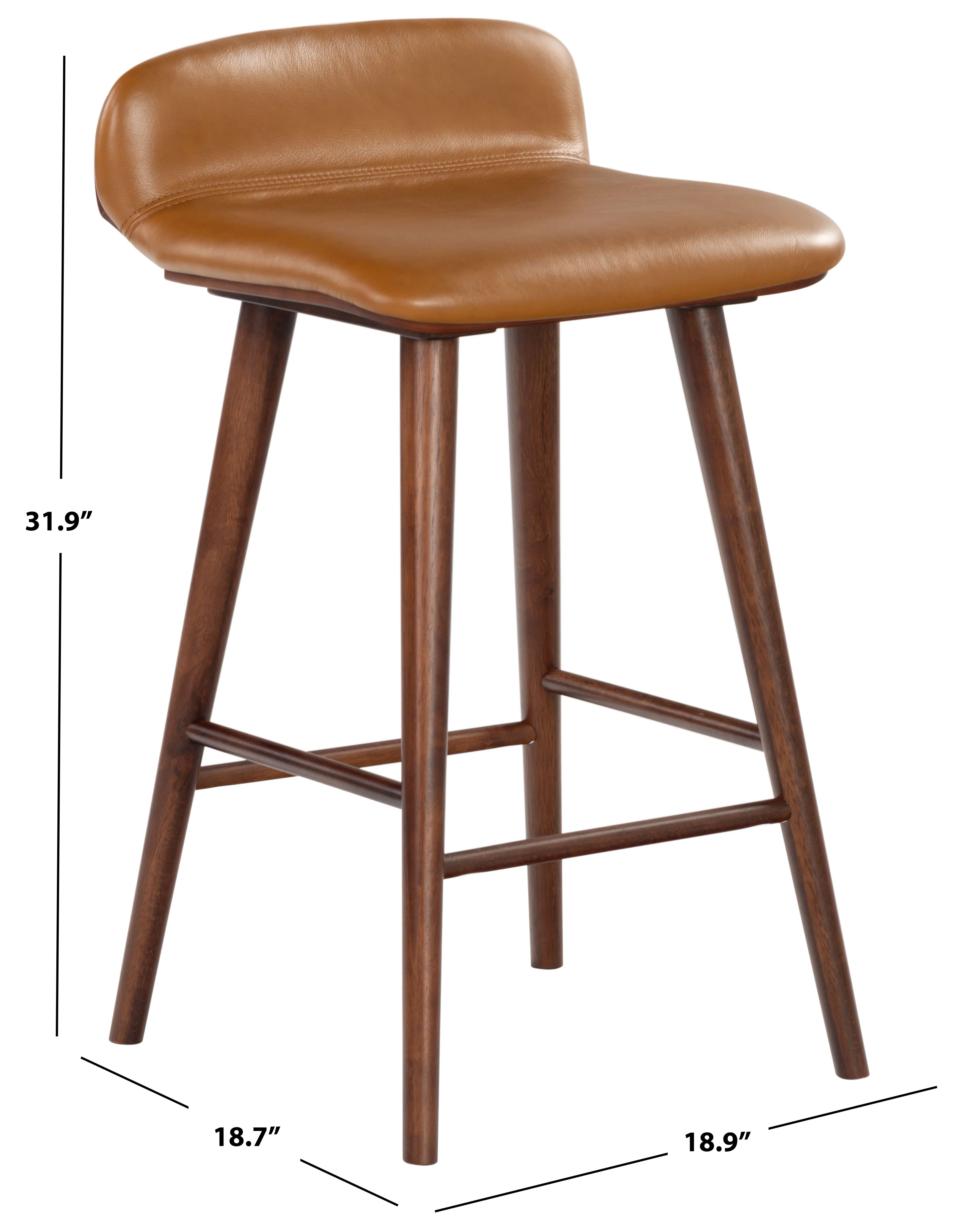 Tazmyn Leather Counter Stool - Image 30
