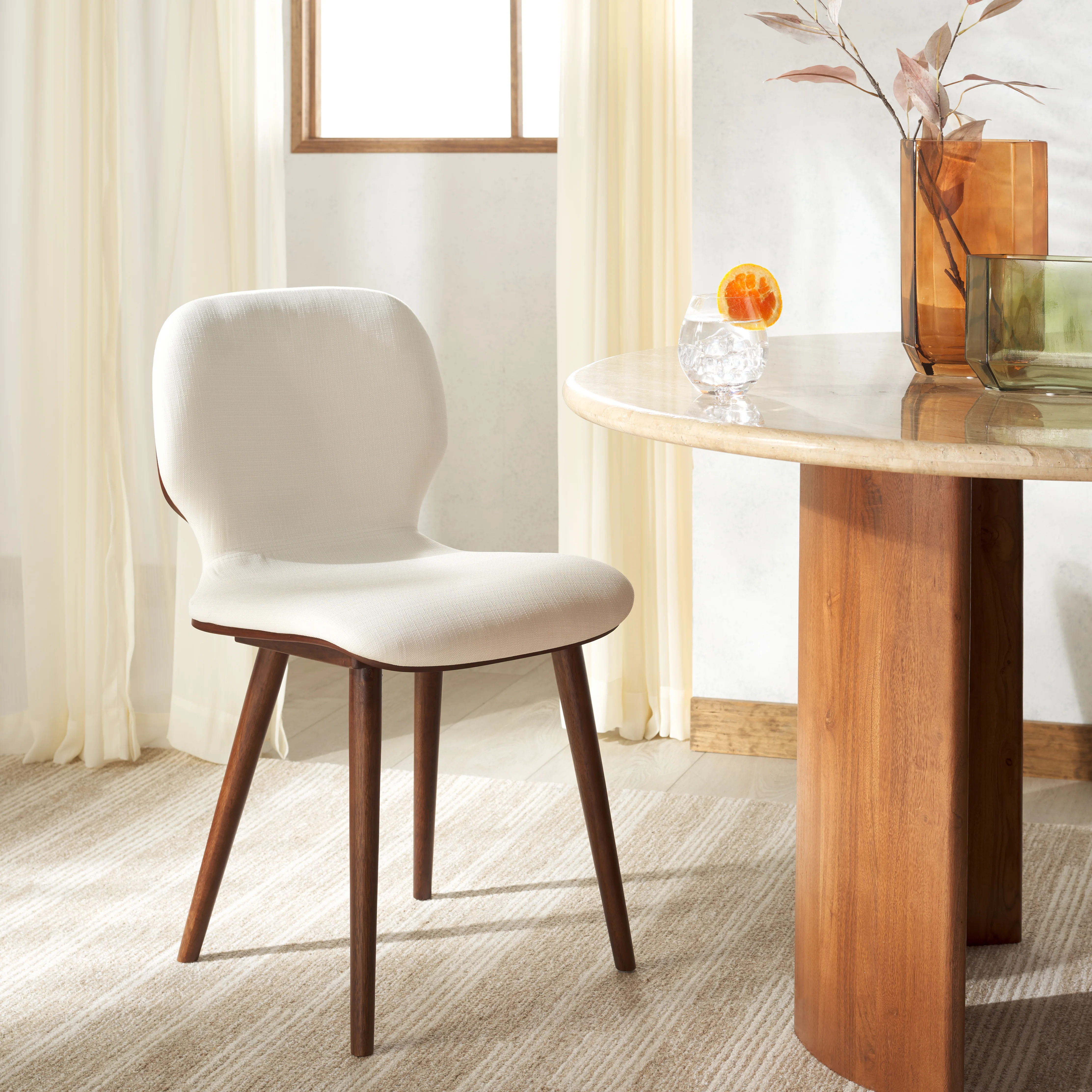 Tazmyn Linen Dining Chair - Image 11