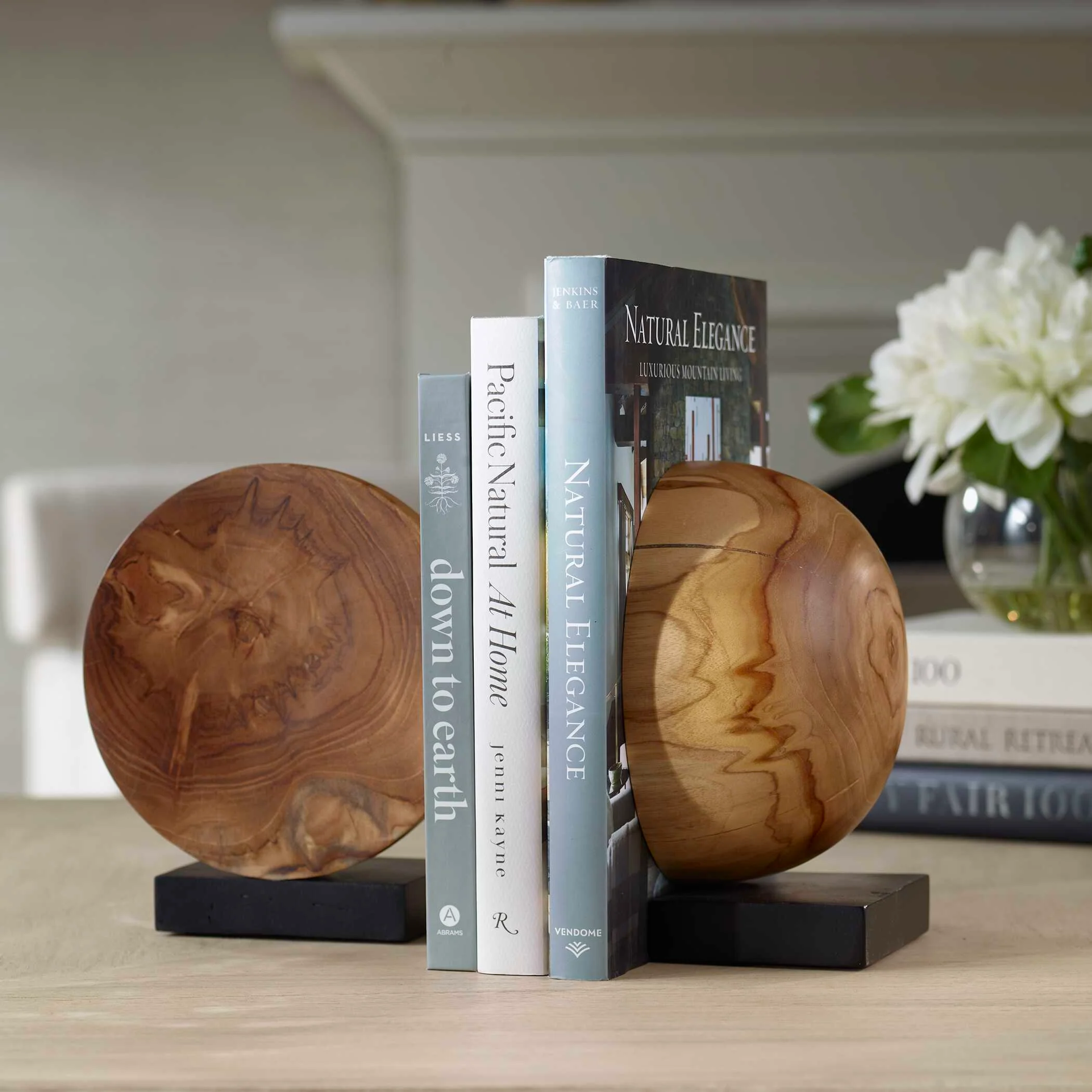 Teak And Noir Bookends - Set of 2 - Image 10