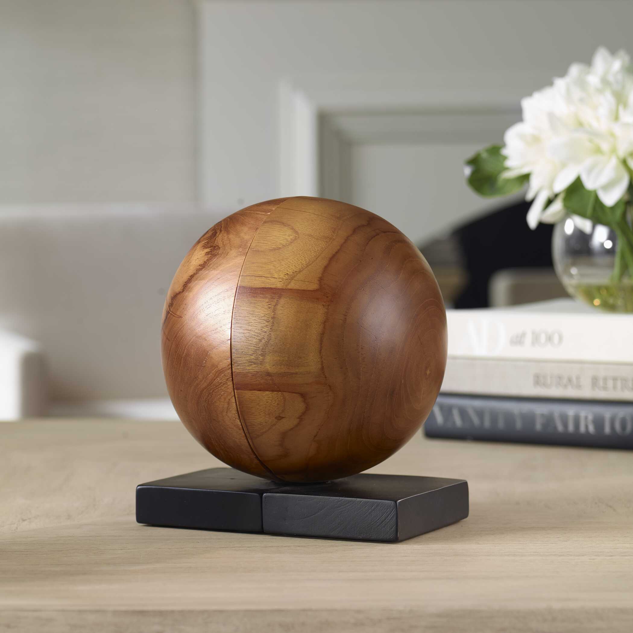 Teak And Noir Bookends - Set of 2 - Image 8