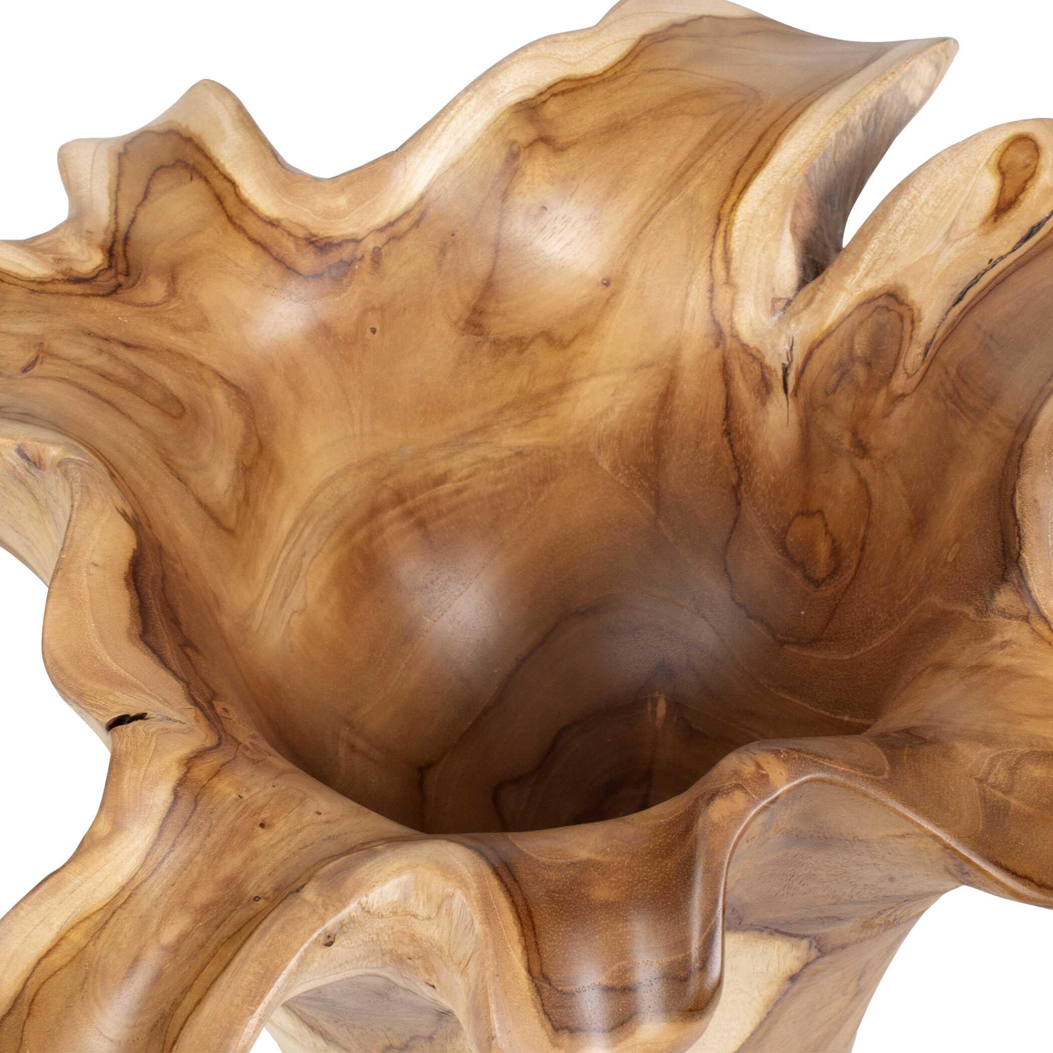 Teak Flow Natural Outdoor Bowl - Image 6