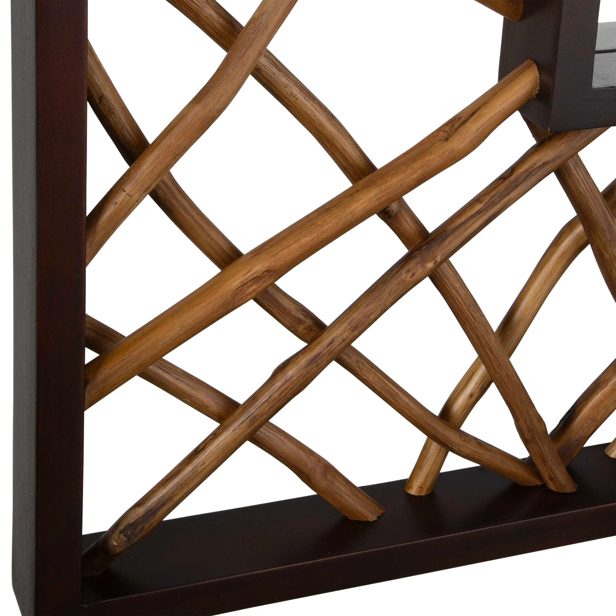 Teak Maze Rectangle Mirror - Image 4