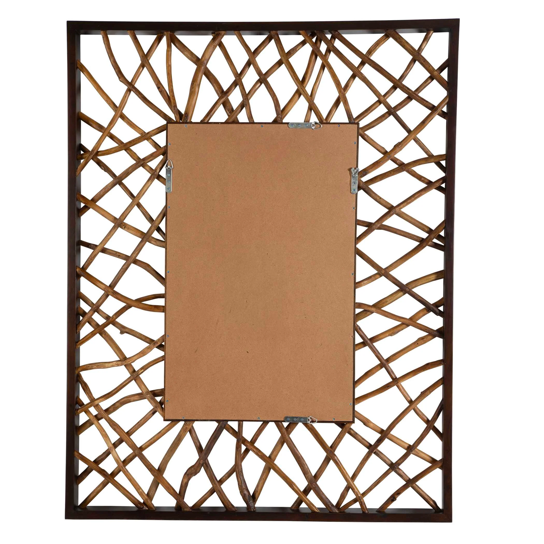 Teak Maze Rectangle Mirror - Image 5