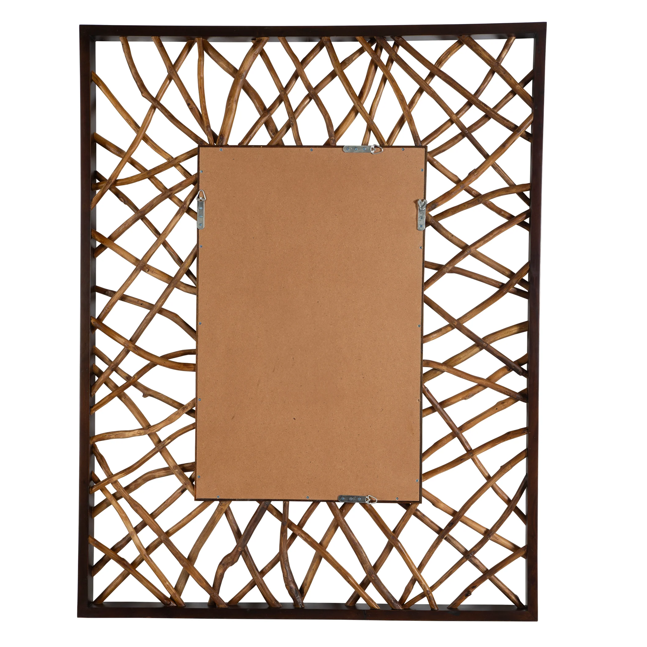 Teak Maze Rectangle Mirror - Image 6