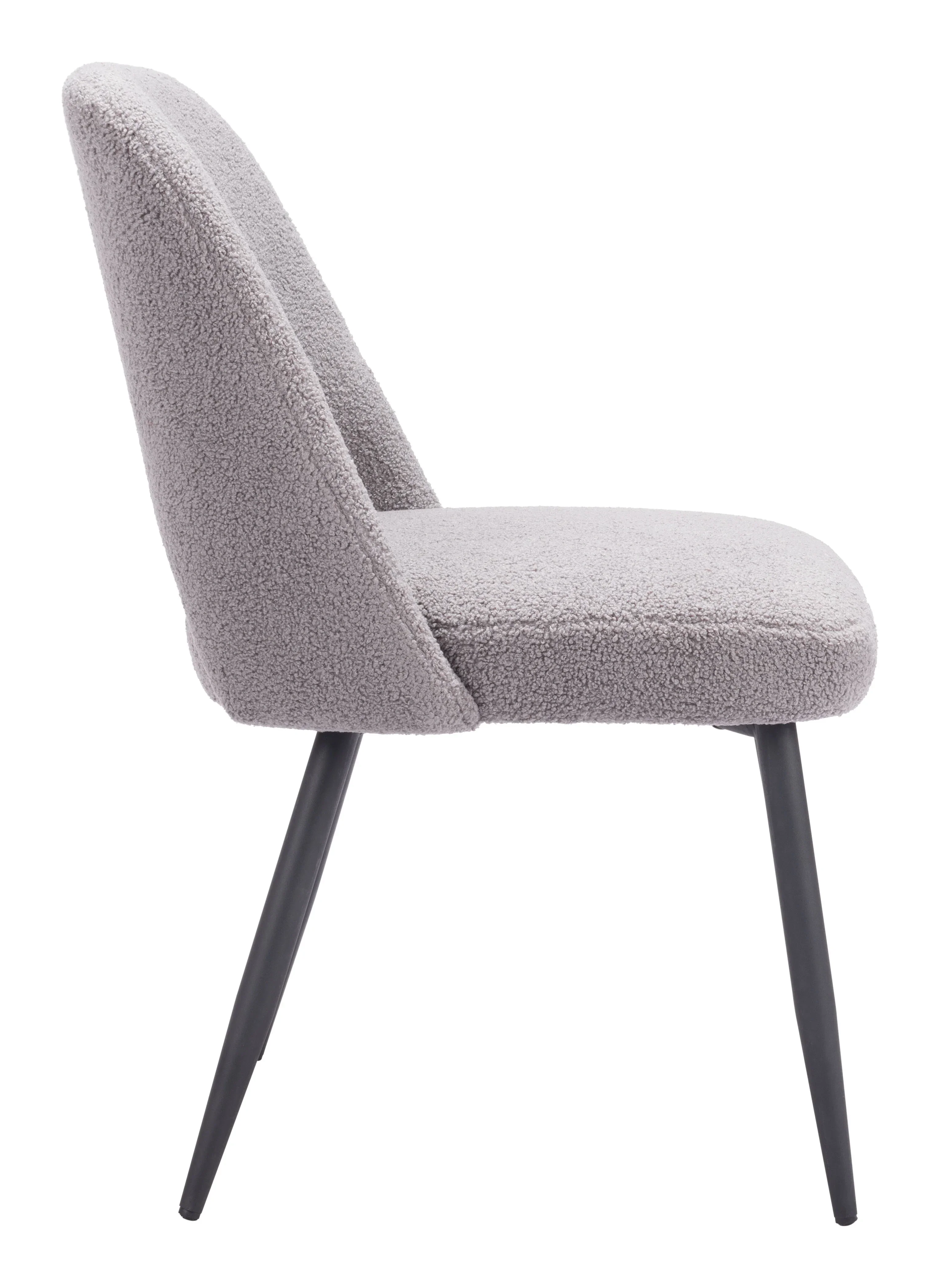 Teddy Dining Chair (Set of 2) Gray - Image 3