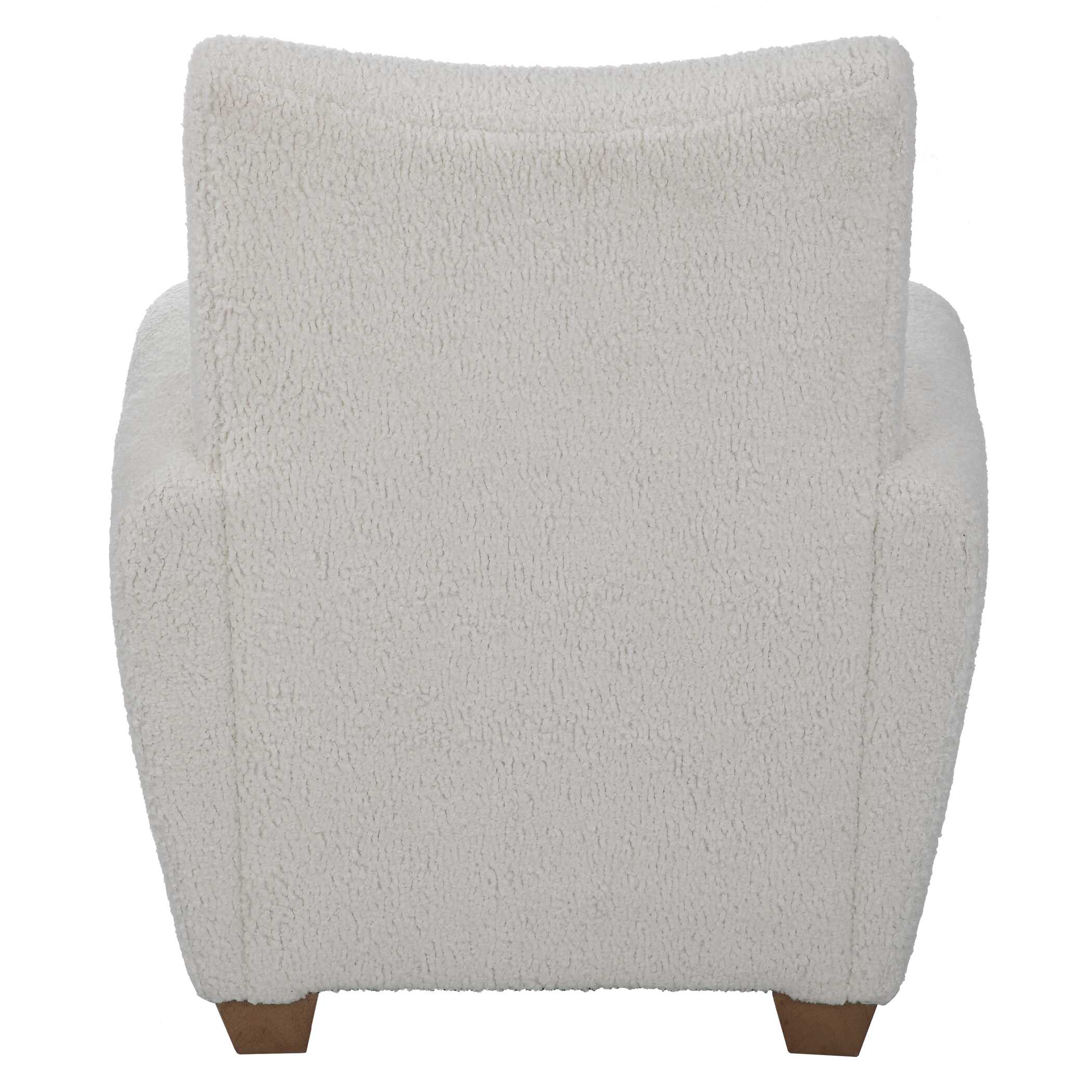 Teddy White Shearling Accent Chair - Image 7