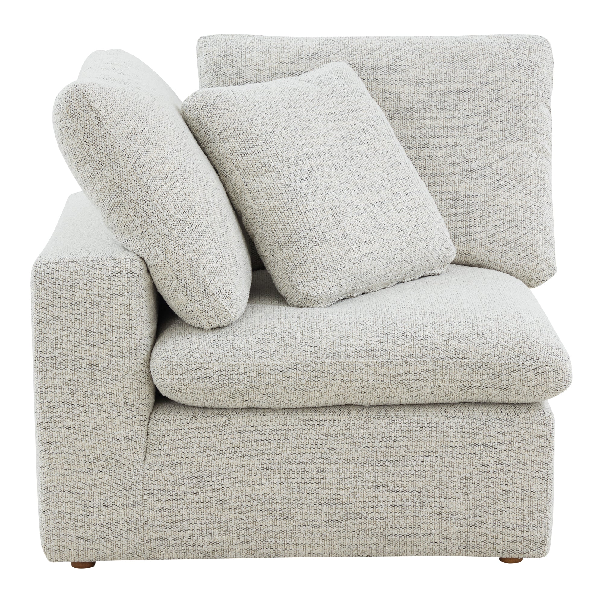 Terra Condo Corner Chair Performance Fabric Coastside Sand - Image 3