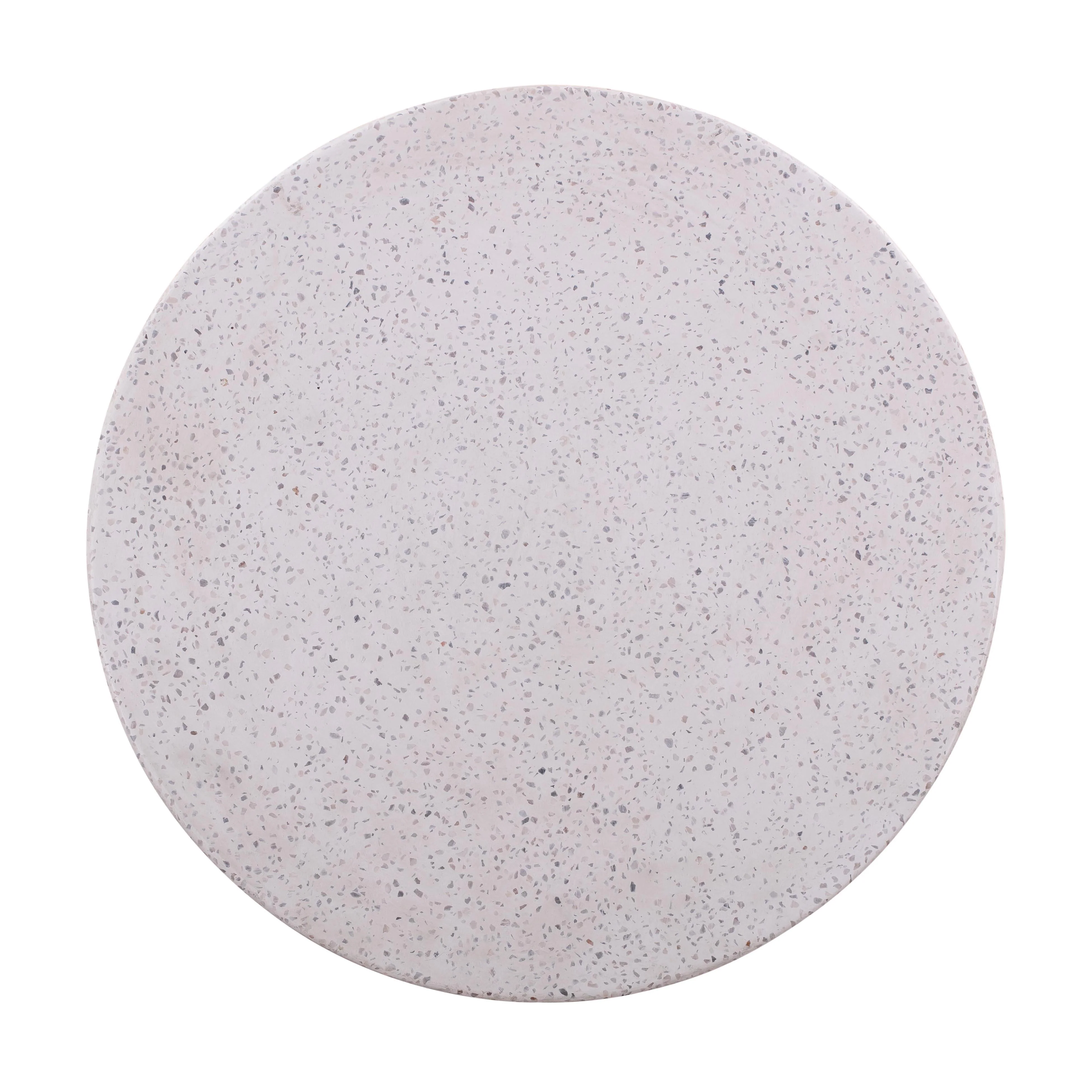 Terrazzo Light Speckled Side Table - Image 4