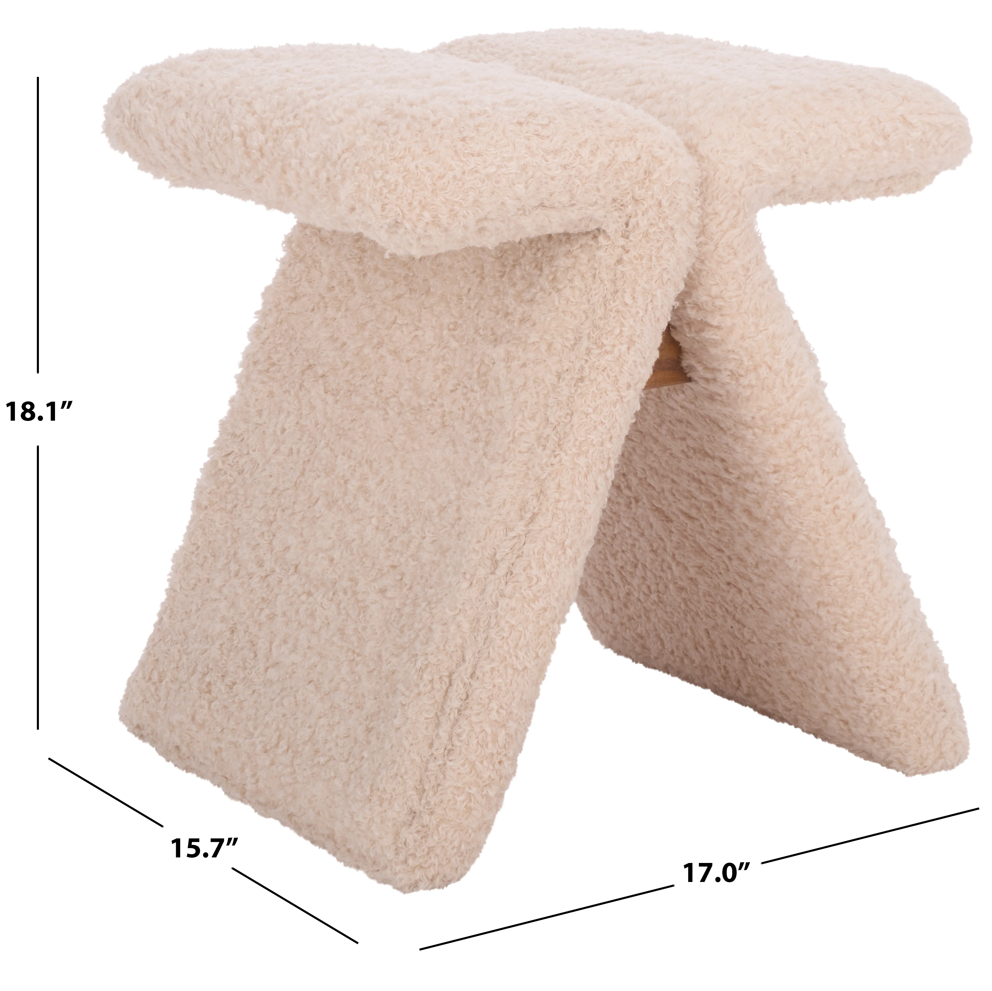Tessabella Boucle Ottoman - Image 6