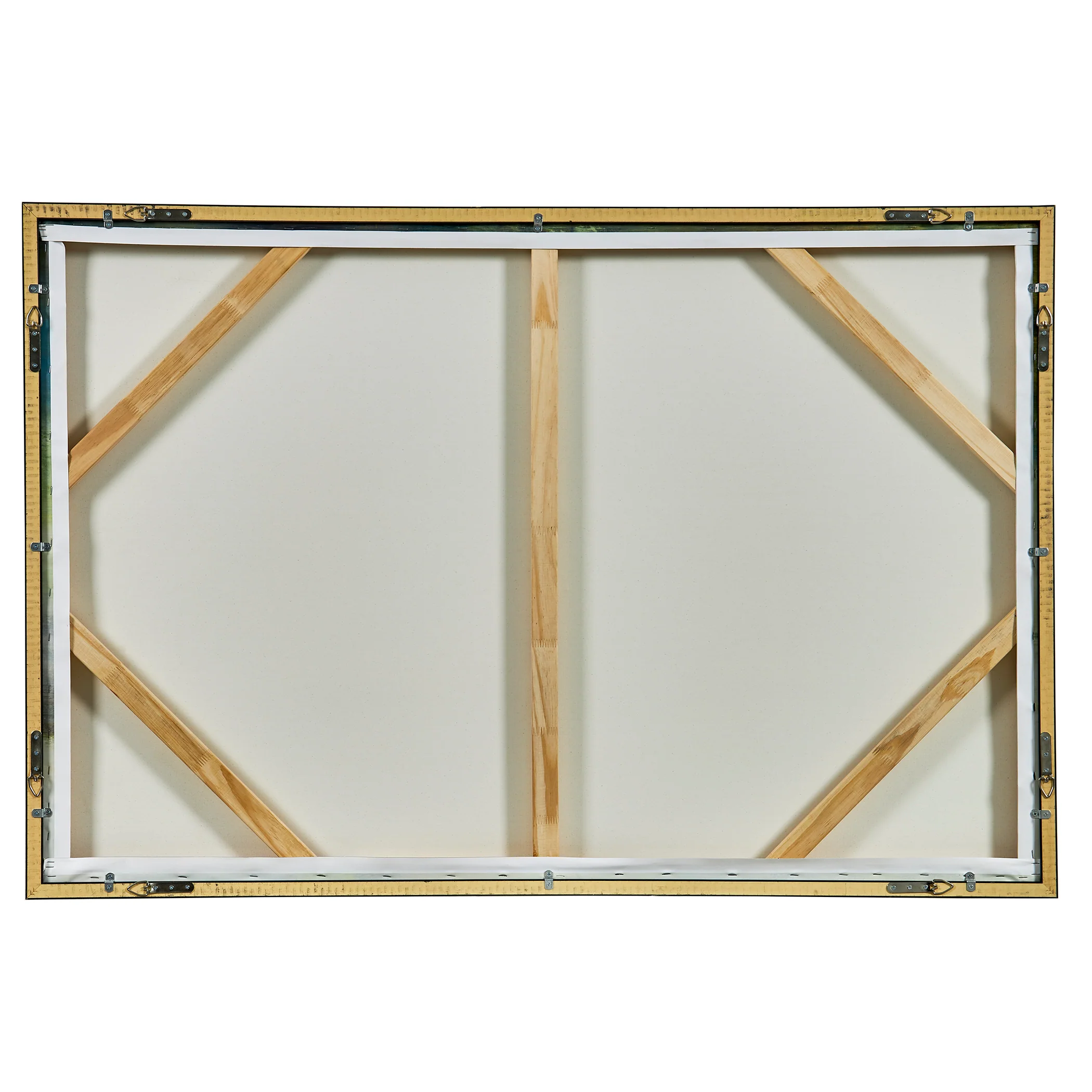 Textured Land Framed Landscape Art - Image 6