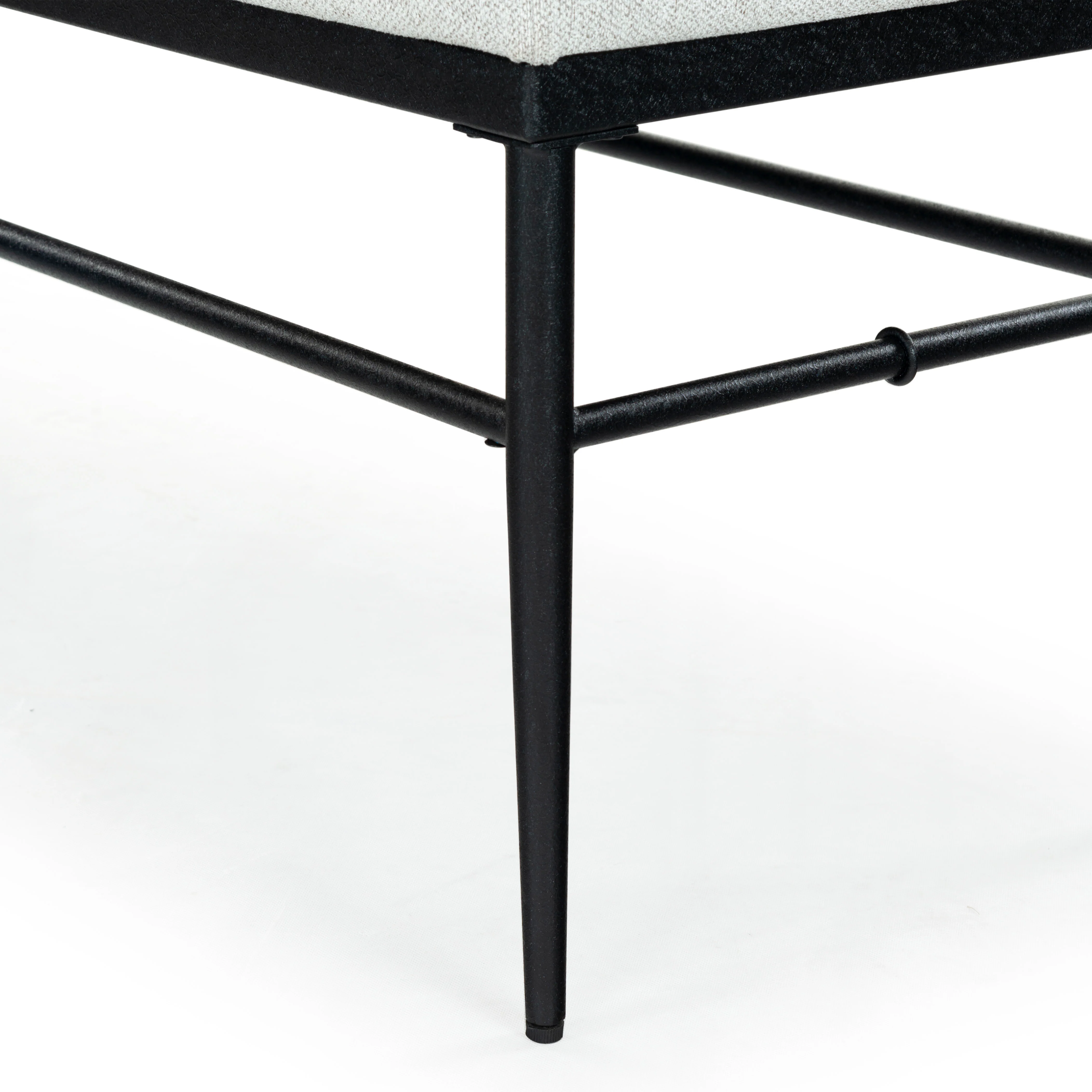 Theabella Linen And Metal Bench - Image 14