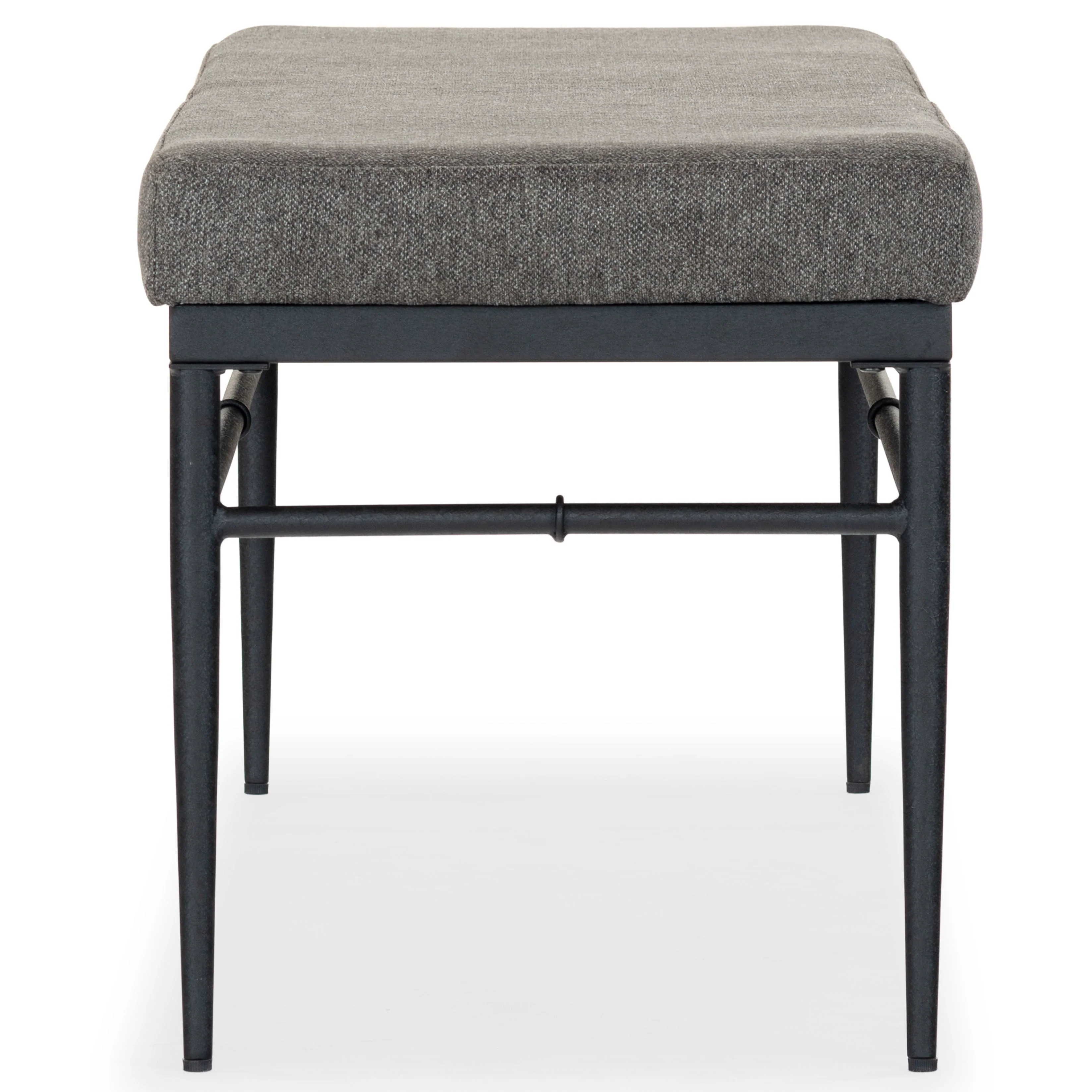 Theabella Linen And Metal Bench - Image 3