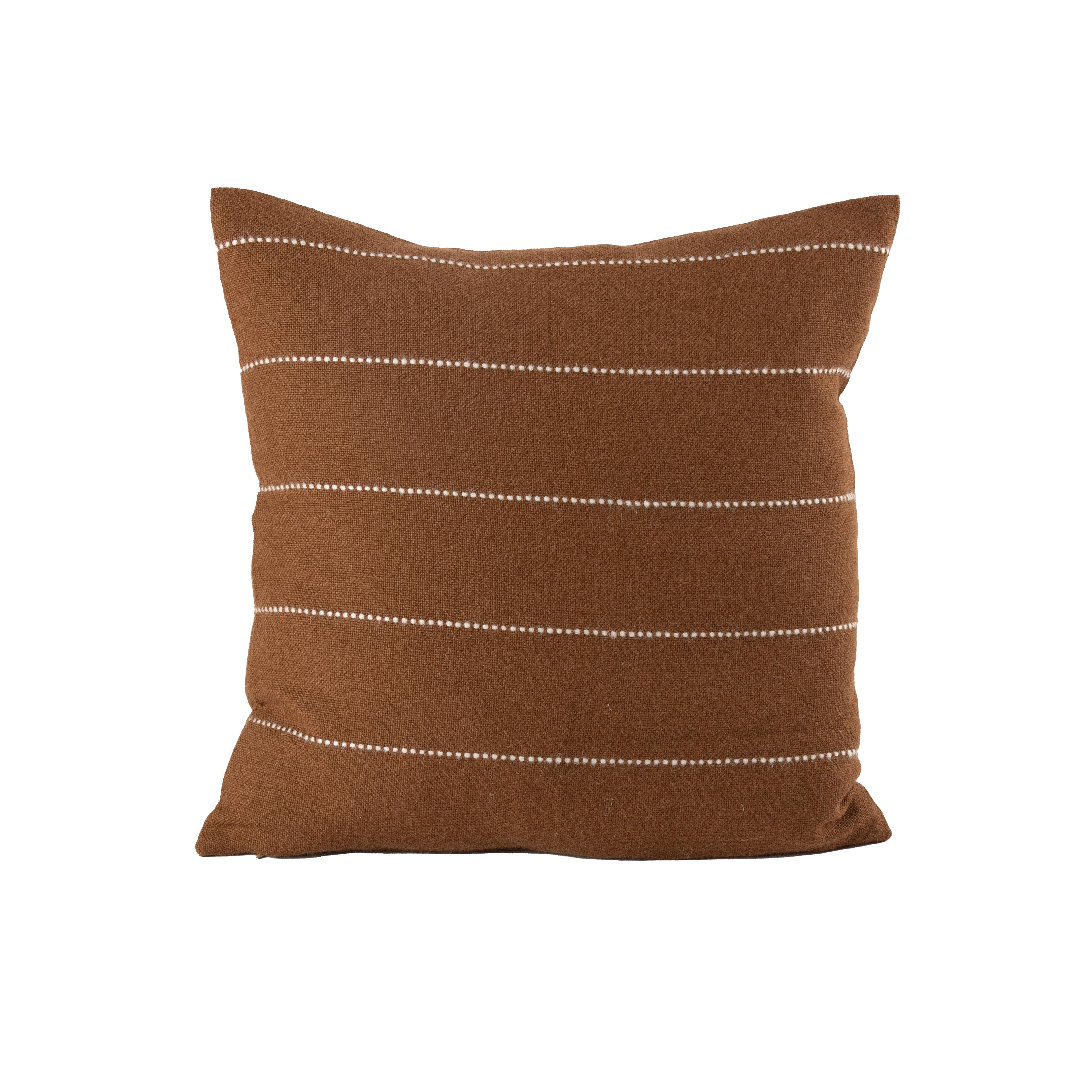 Theo 100% Handwoven Baby Alpaca Square Pillow - Image 2