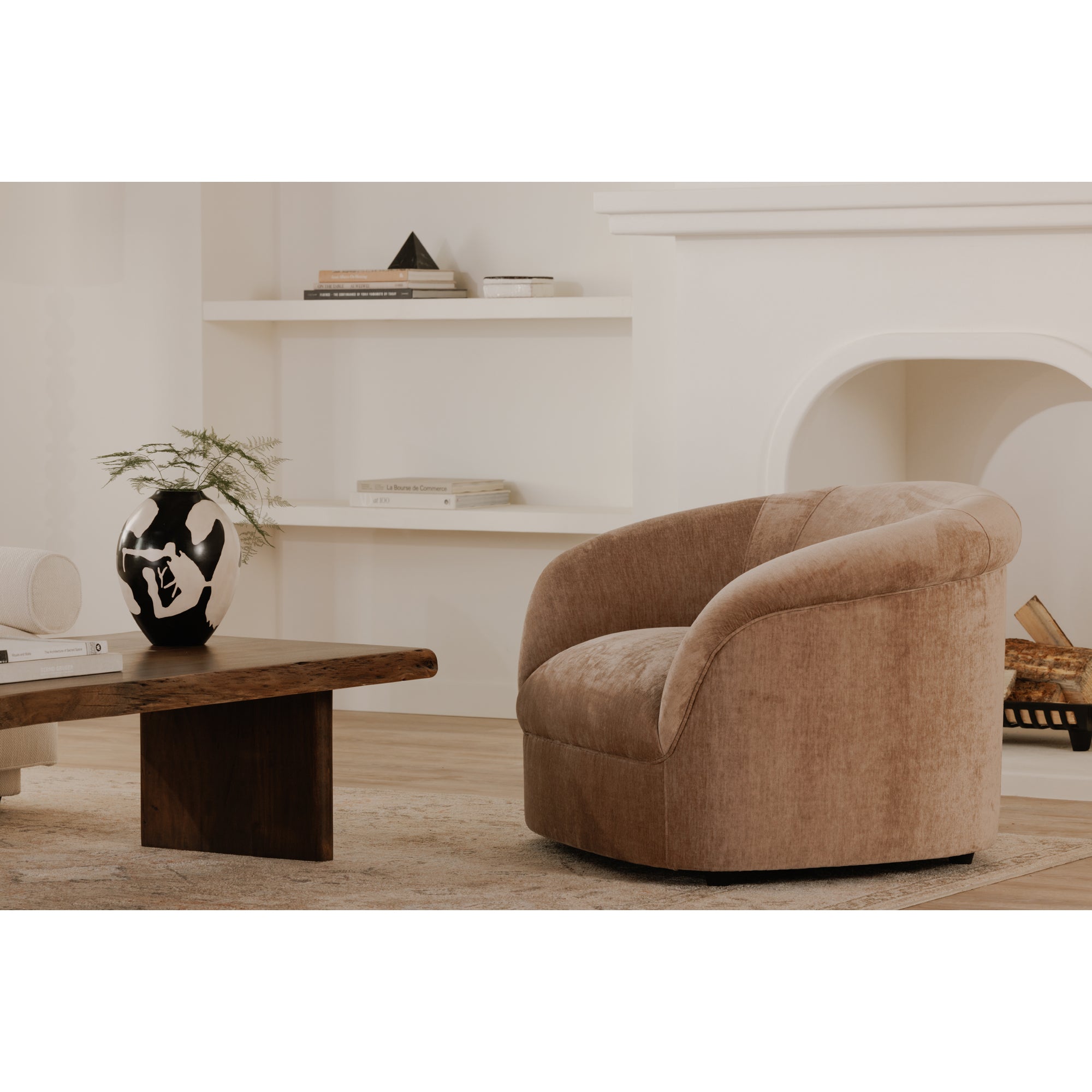 Thora Lounge Chair Blush - Image 2
