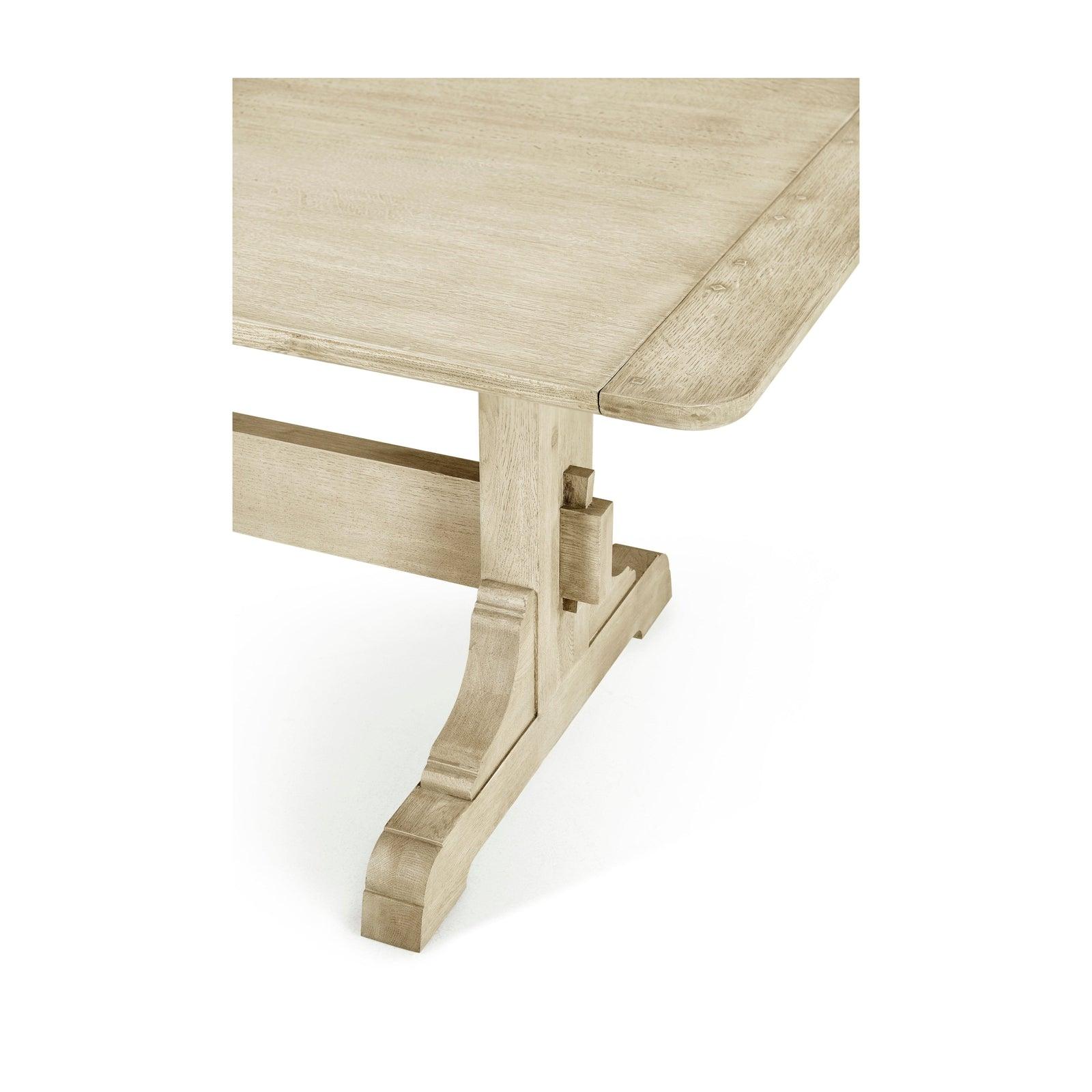 Timeless Epoch Trestle Dining Table in Stripped Oak - Image 5