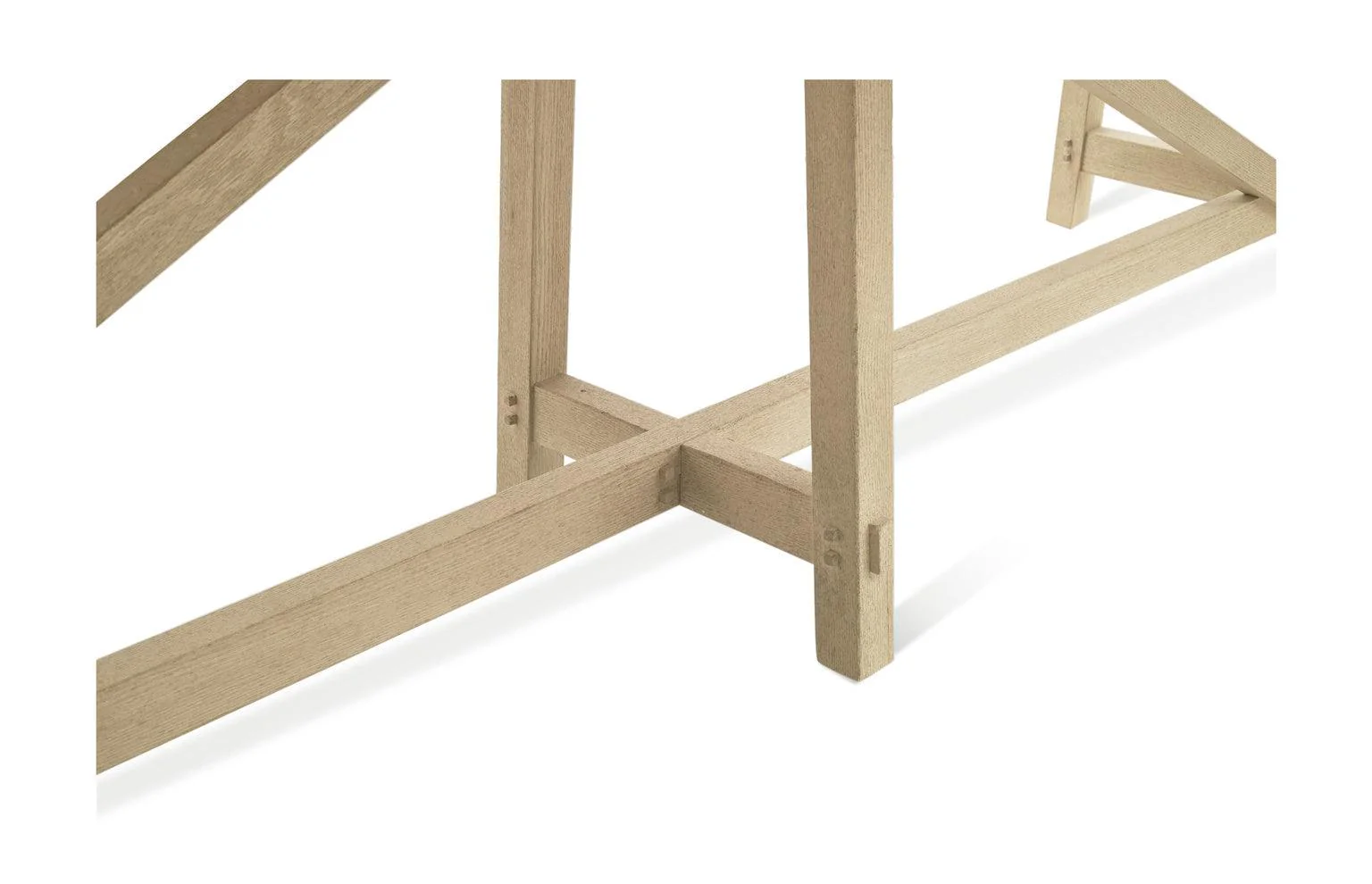 Timeless Sidereal French Laundry Dining Table 125" in Stripped Oak - Image 4