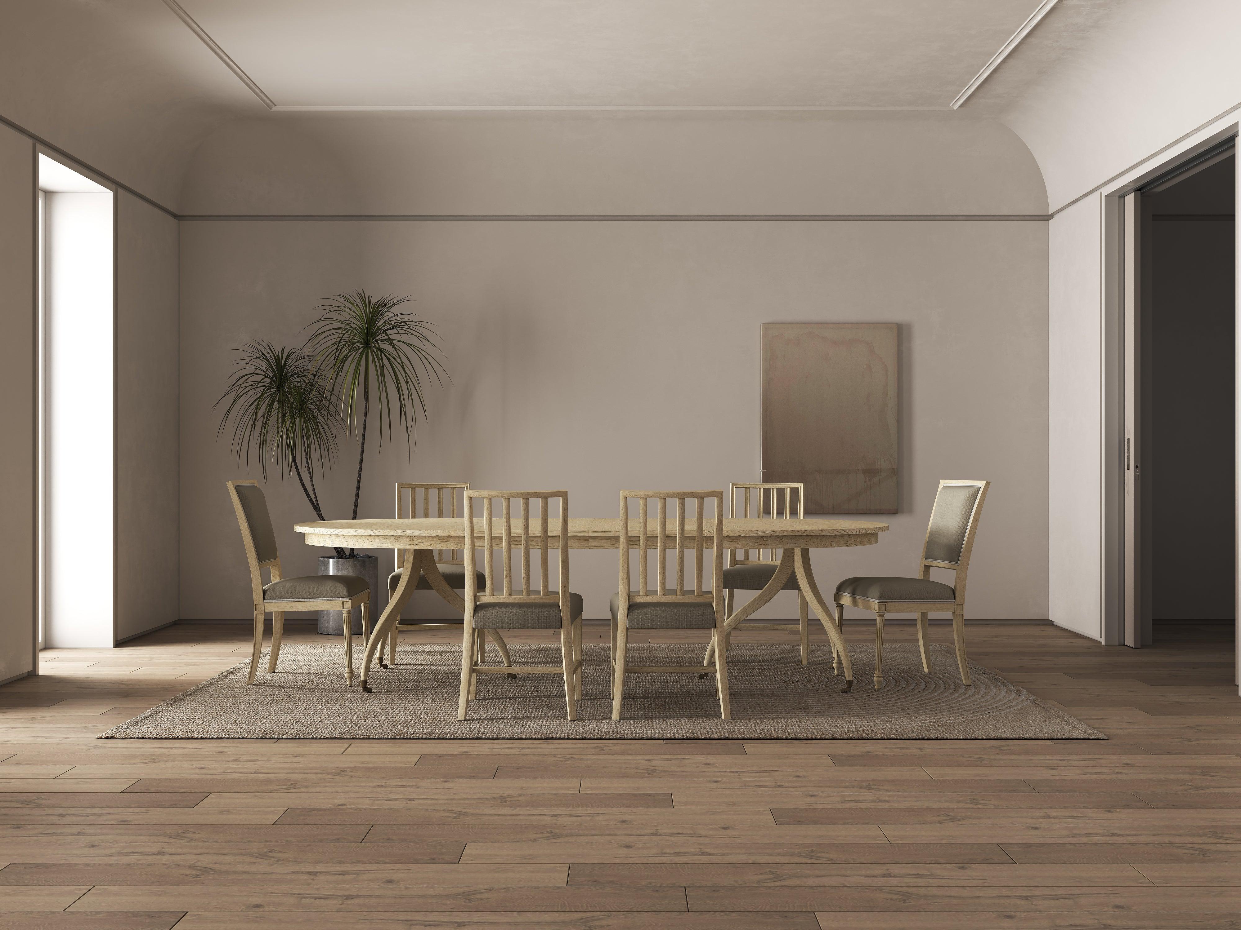 Timeless Solar Spider Leg Dining Table in Bleached Walnut - Image 7