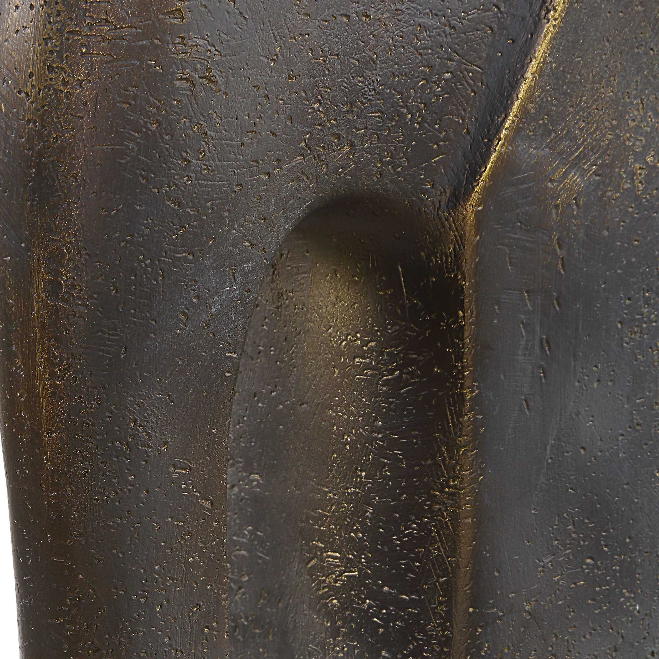 Timeless Tusk Bronze Sculptures - Set of 2 - Image 6