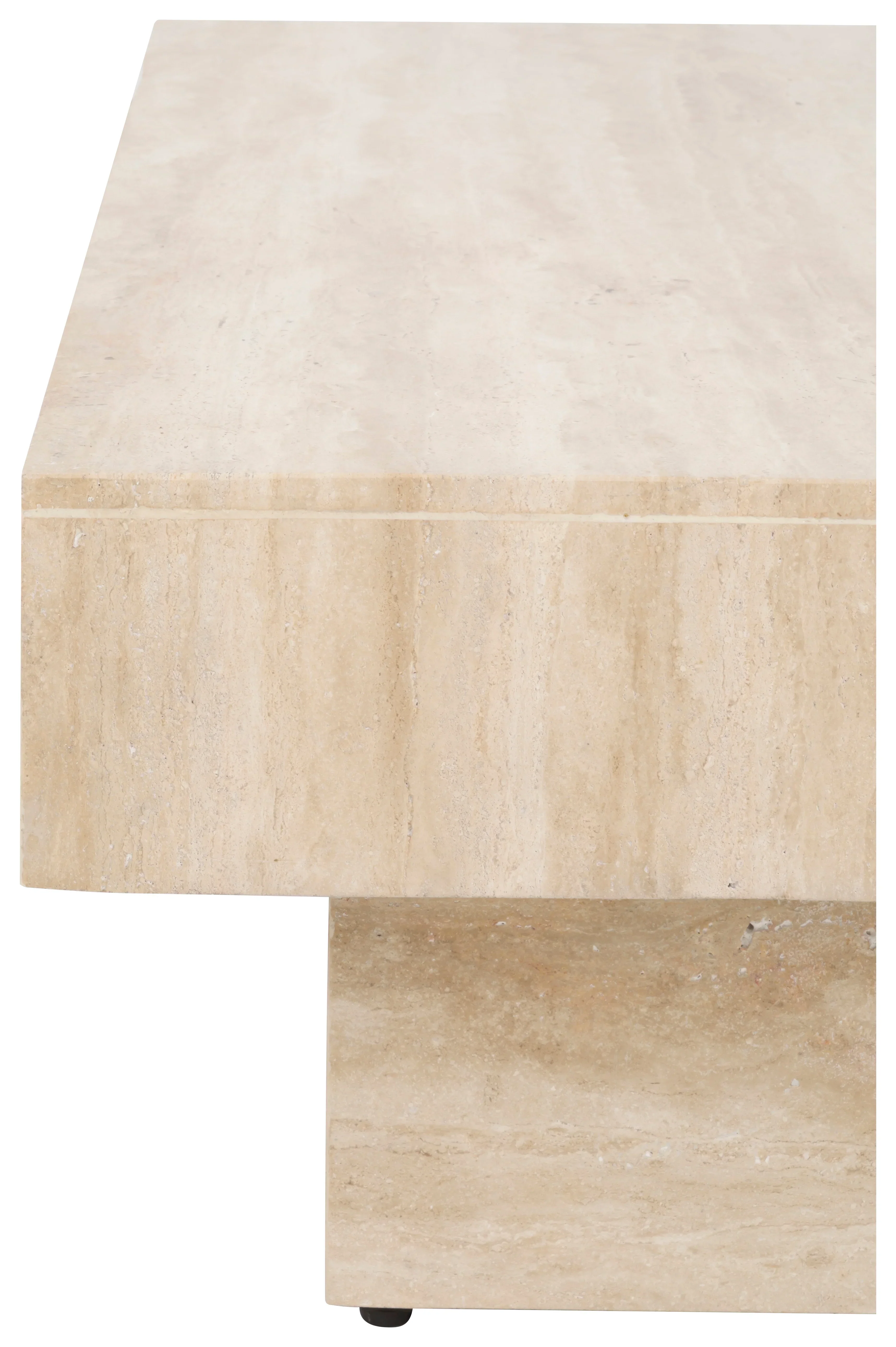 Tivoli Square Travertine Cocktail Table - Image 5