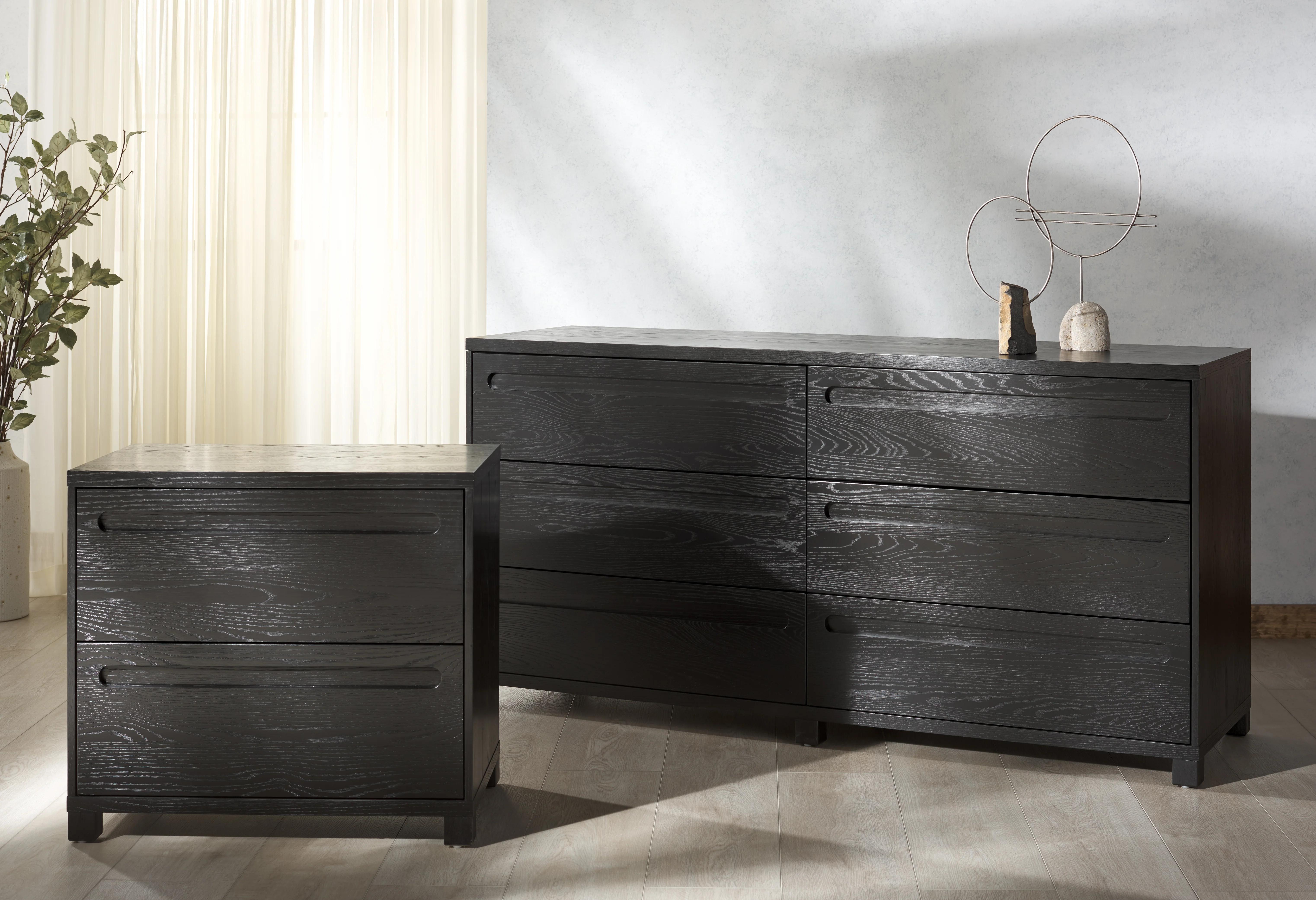 Tobiette 2 Drawer Wood Nightstand - Image 30